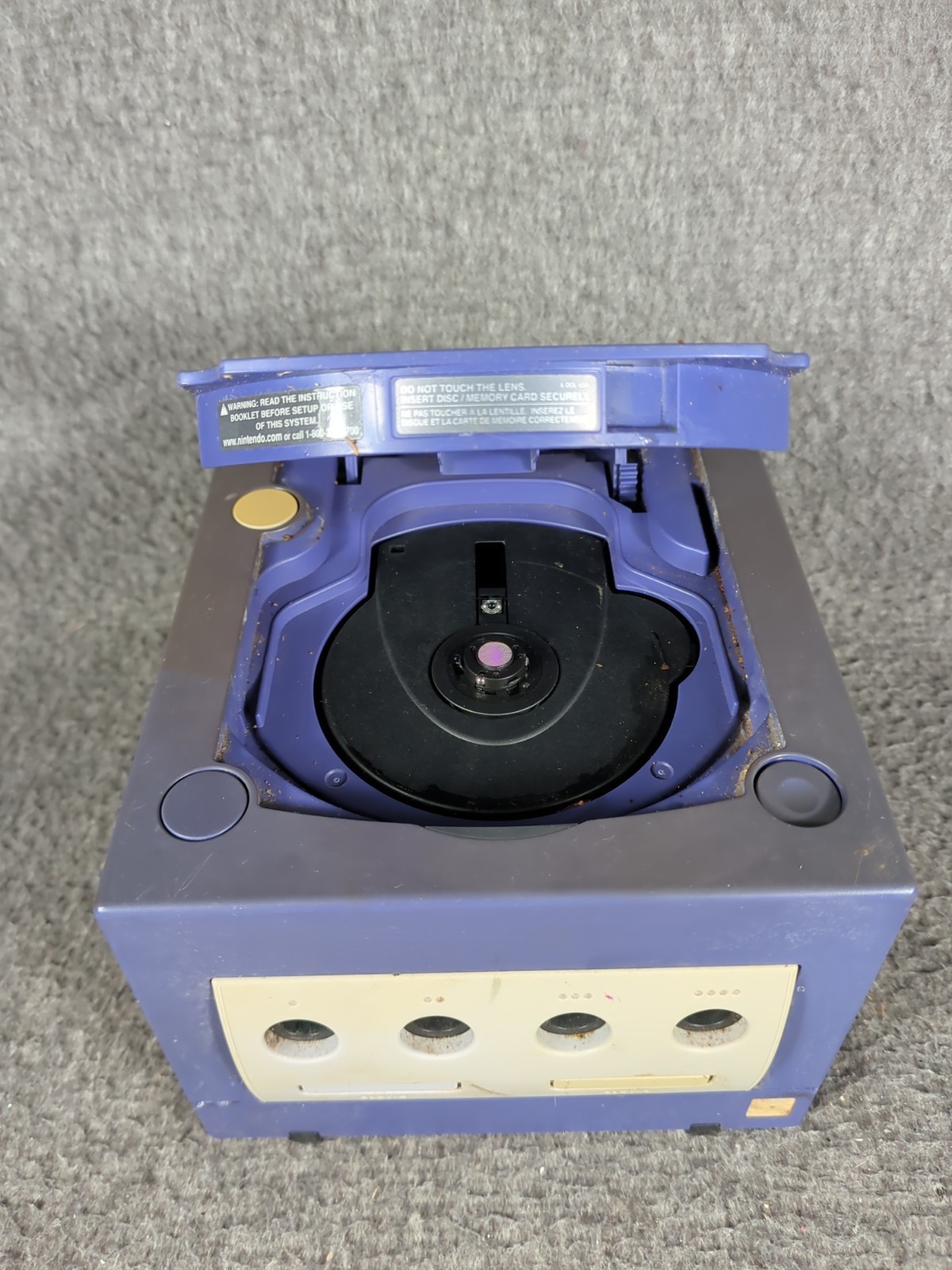 Broken Nintendo GameCube Console Gaming System Only DOL-001 READ