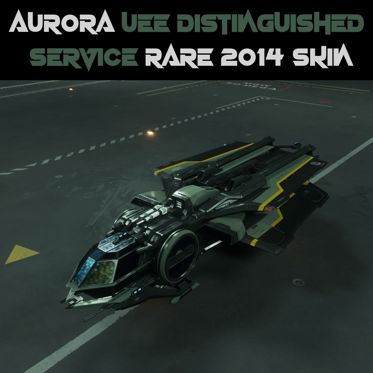 STAR CITIZEN – RARE – RSI AURORA – UEE DISTINQUISHED SERVICE PAINT