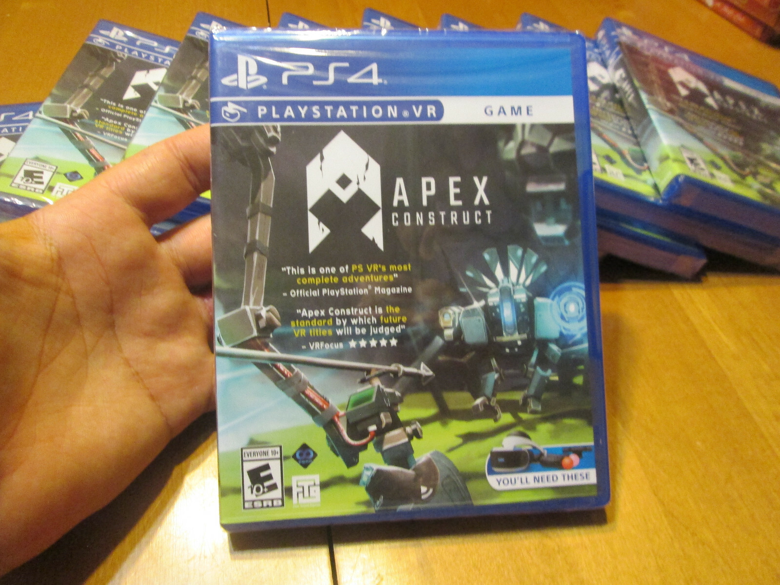 APEX CONSTRUCT PS4 PSVR PlayStation 4 Sony BRAND NEW FACTORY SEALED
