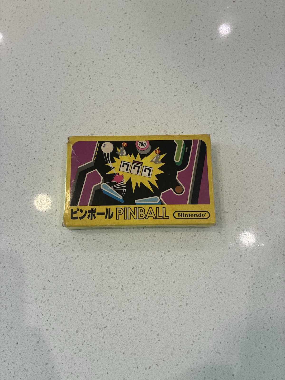 Pinball Boxed with Manual CIB Nintendo Famicom FC 1983 Japan import US Seller