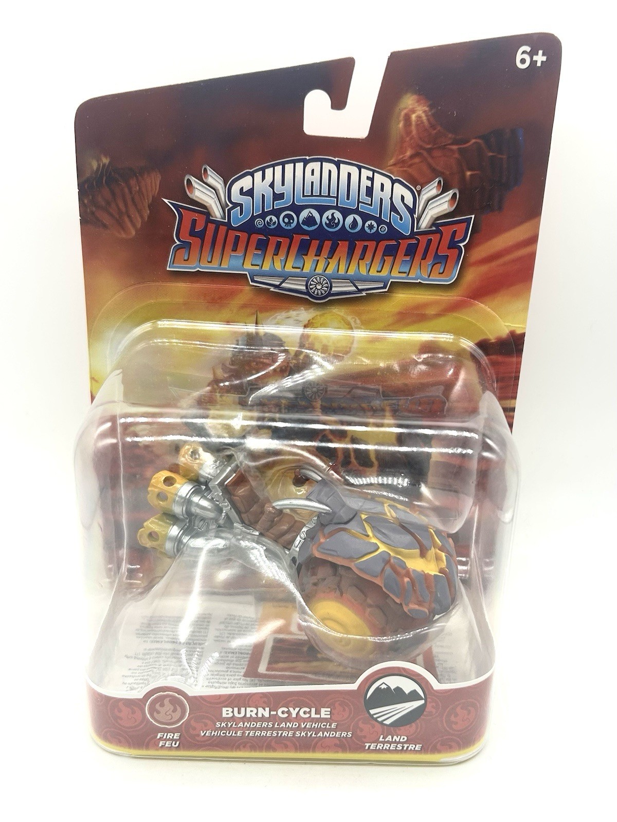 2015 Skylander Superchargers Figure Burn-Cycle Land Vehicle- New In Box