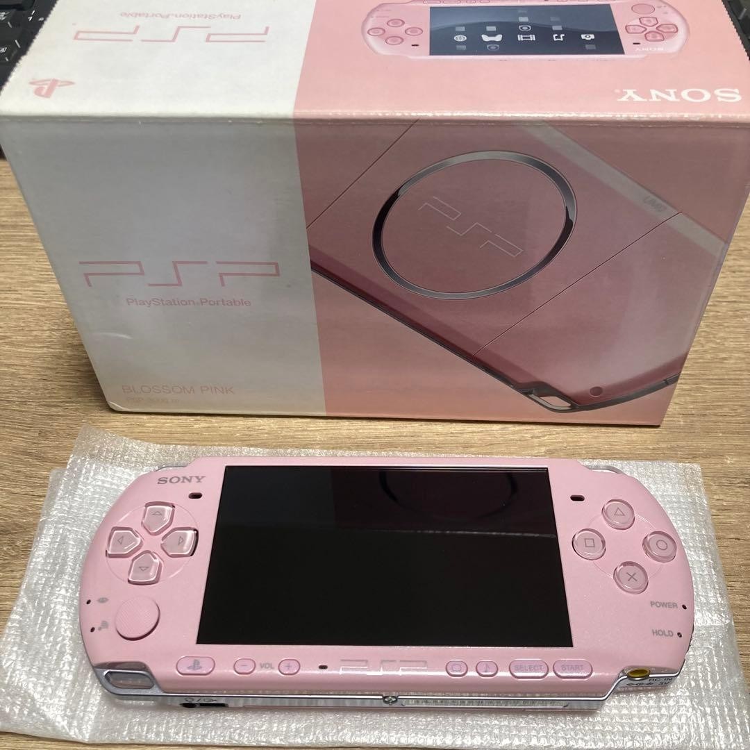 Mint Sony PSP-3000 PSP 3000 Console Pink Region Free Rare Jill Stuart case