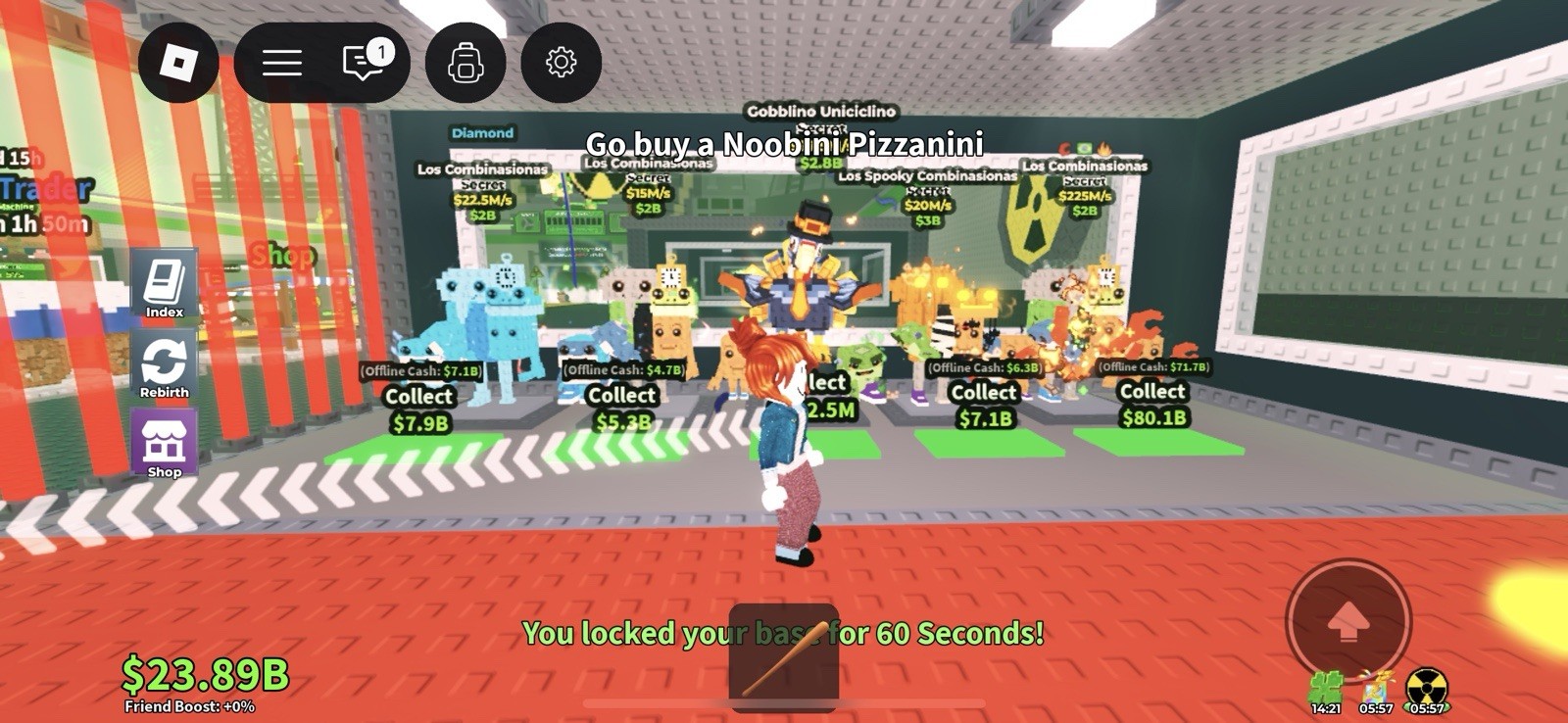 Steal A Brainrot and plants vs brainrotsSelling On Roblox BARGON and dm