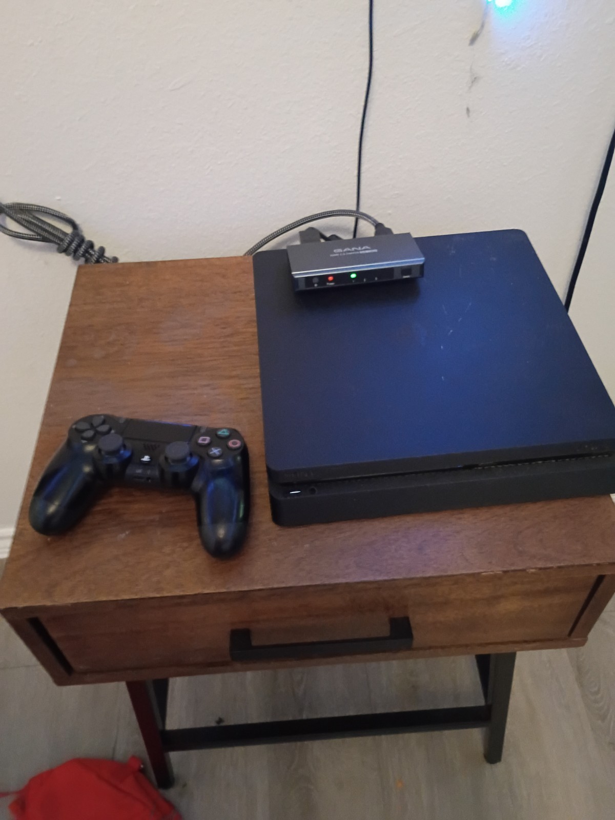Sony PS4 slim, 500gb, 1 controller, and extra hard drive