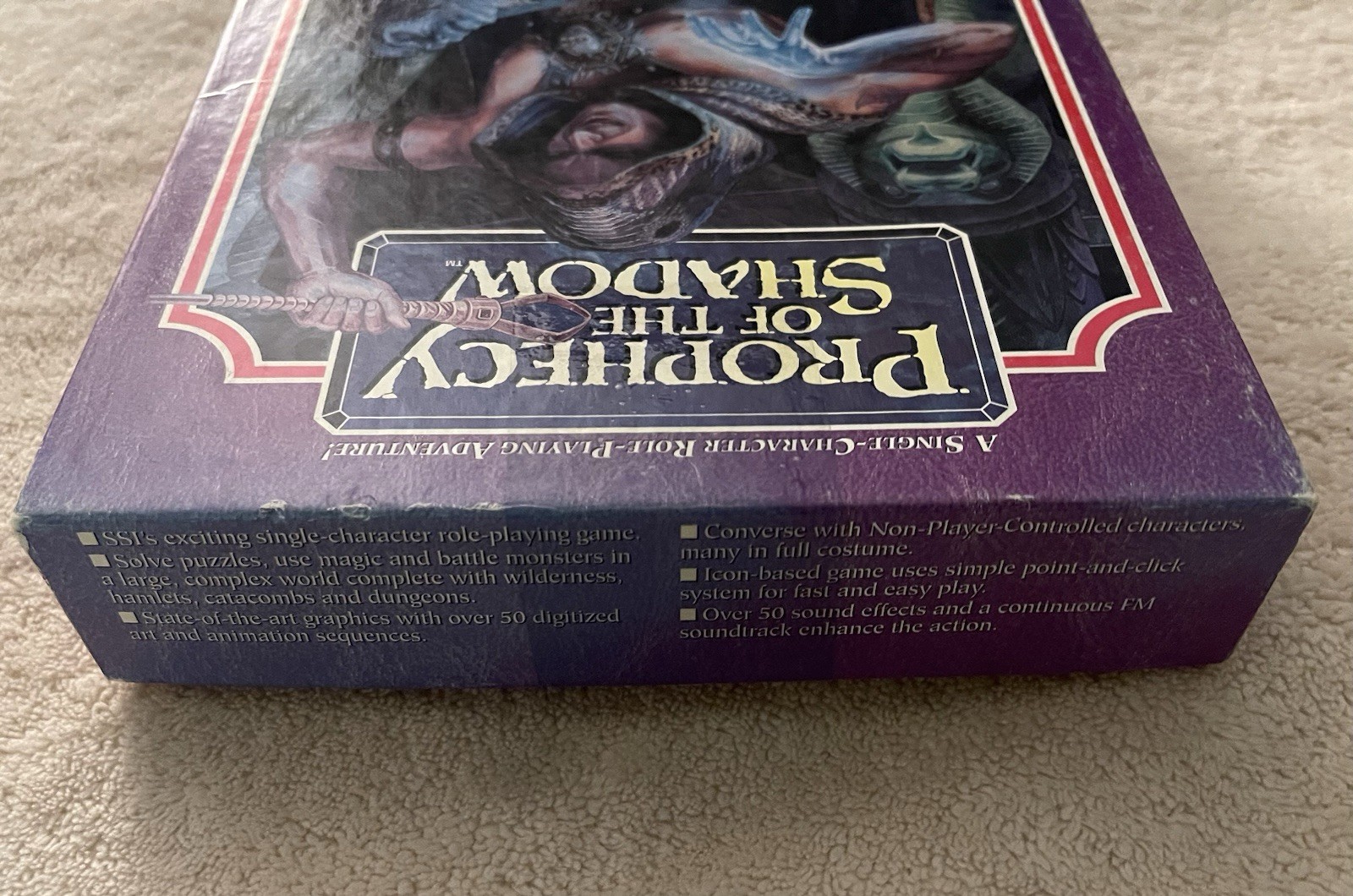 Prophecy of the Shadow 1992 SSI PC Game Fantasy