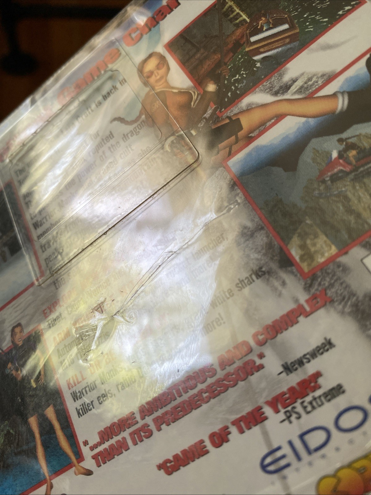 Tomb Raider II Starring Lara Croft (Sony PlayStation 1, 1997) SEALED NEW NIB
