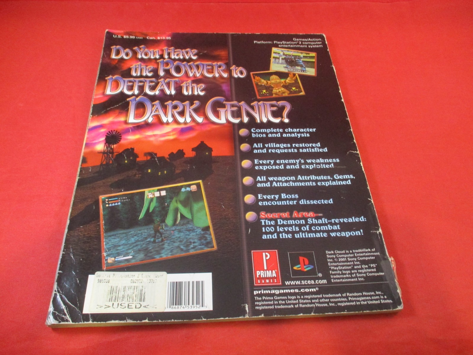 Dark Cloud Playstation 2 PS2 Strategy Guide Player’s Hint Book
