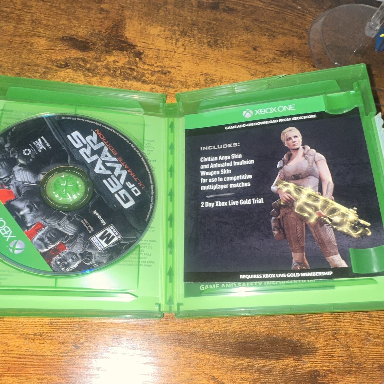 Microsoft Gears of War Ultimate Edition with exclusive skin dlc