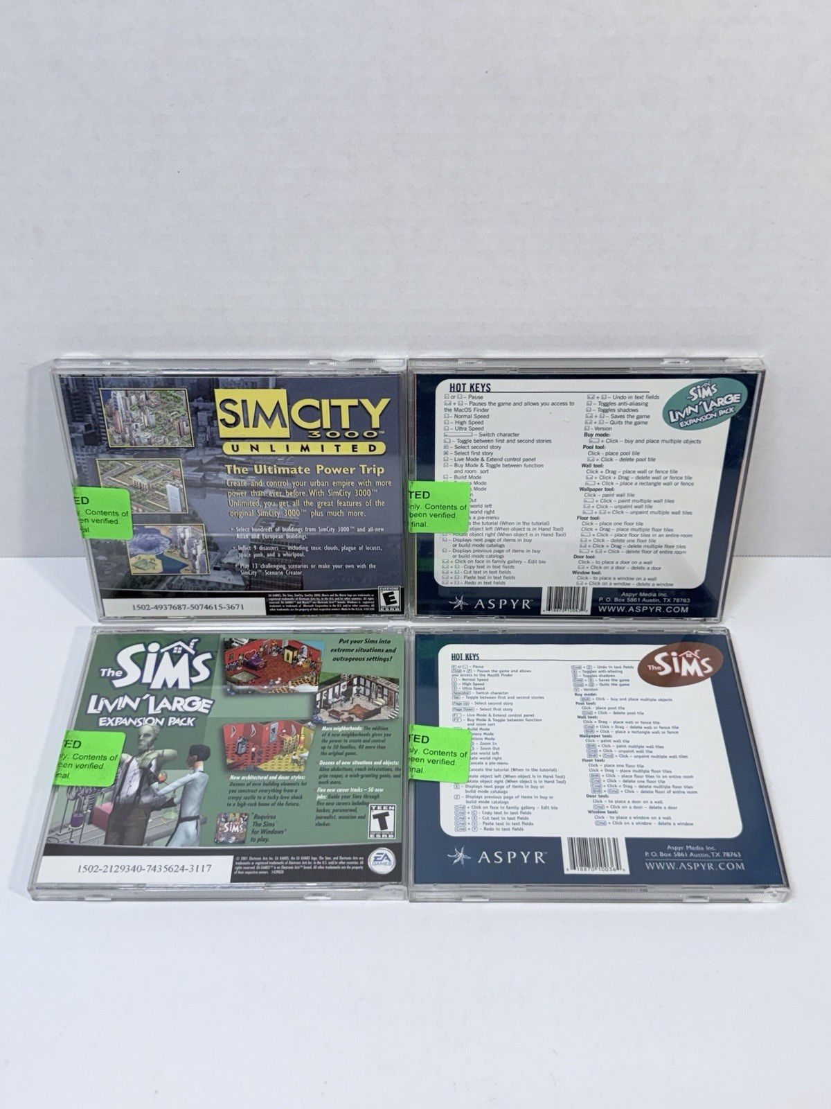 The Sims Series Expansion Packs Lot 4 PC Games Livin Large House Party Hot Date