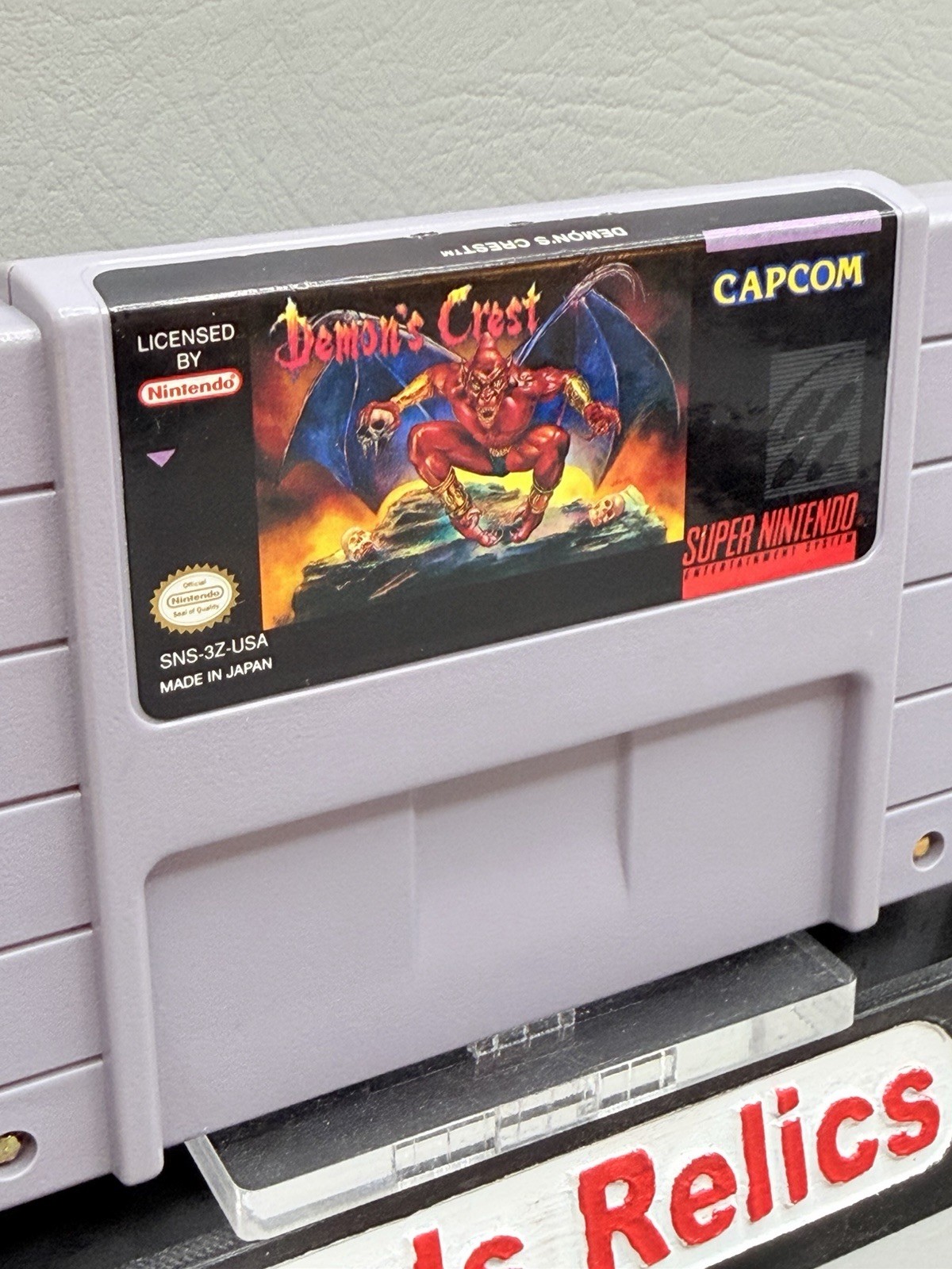 Demon’s Crest (Super Nintendo Entertainment System SNES) Authentic – Very Good