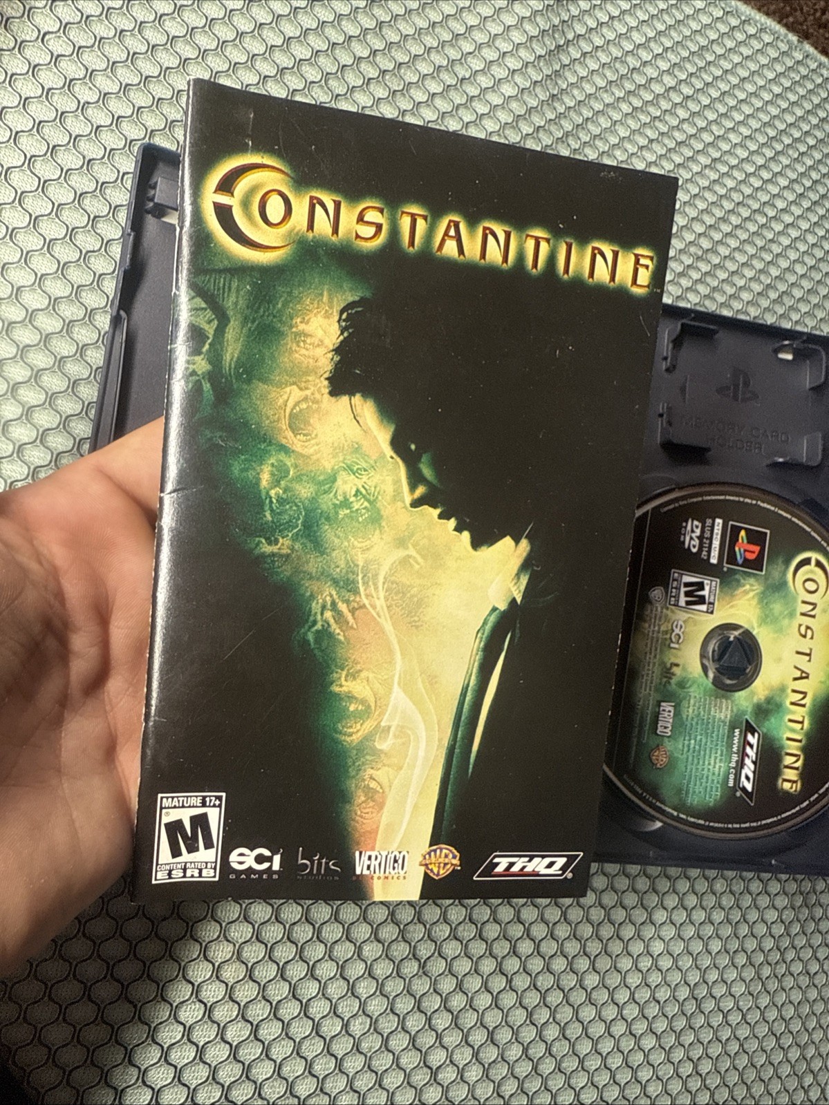 Constantine Sony PlayStation 2 Complete Manual MINT CONDITION PERFECT DISC GEM