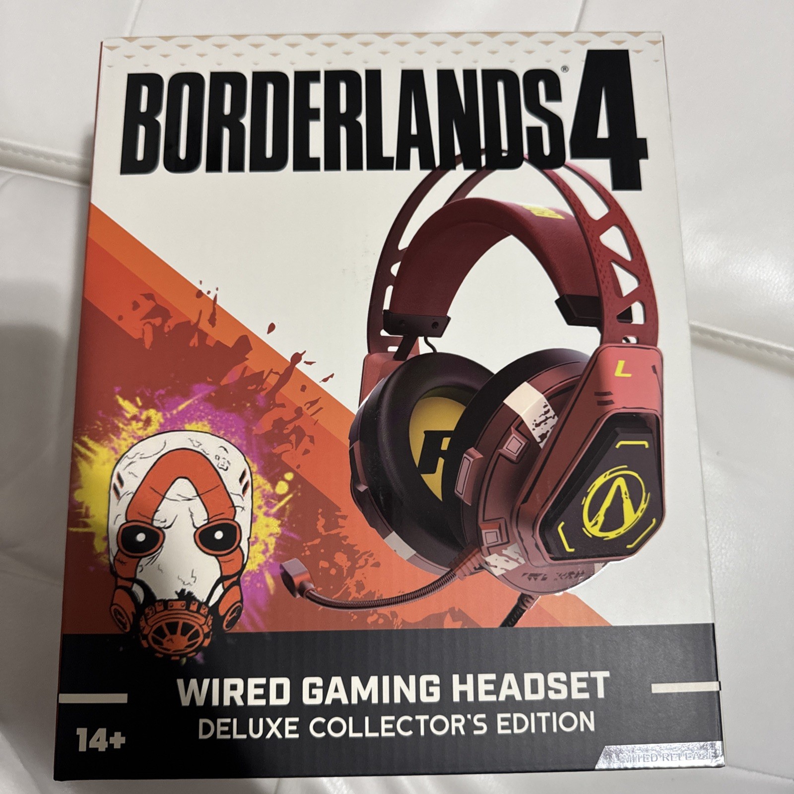 Borderlands Four 4 Wired Gaming Headset Deluxe Collector’s Edition New