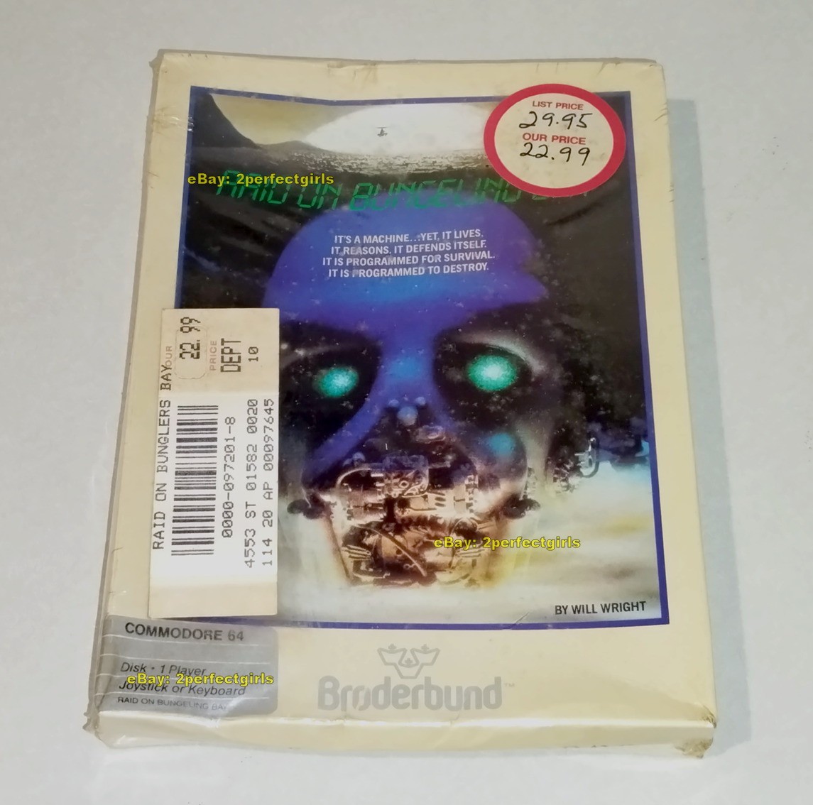 RAID ON BUNGELING BAY (Commodore 64 C64) by Broderbund NEW SEALED 1984