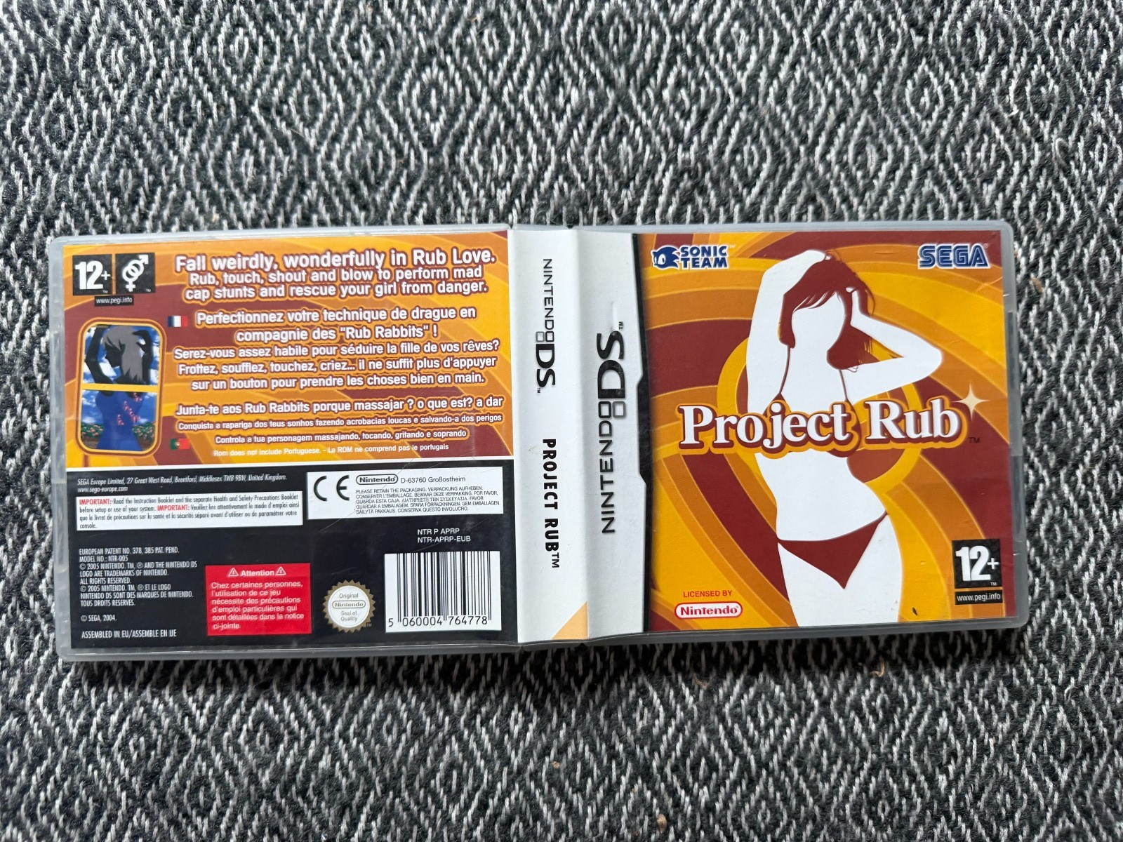 ds PROJECT RUB Game (Works On US Consoles) REGION FREE PAL UK EXCLUSIVE RELEASE