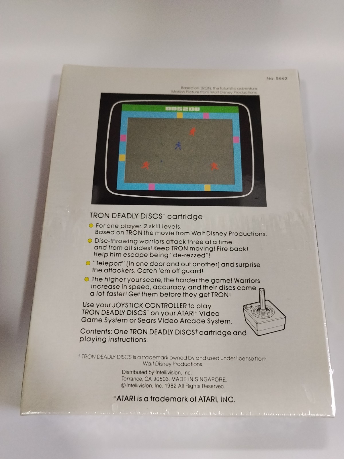 TRON Deadly Disc M-network Mattel Atari 2600 Mint Brand New Sealed