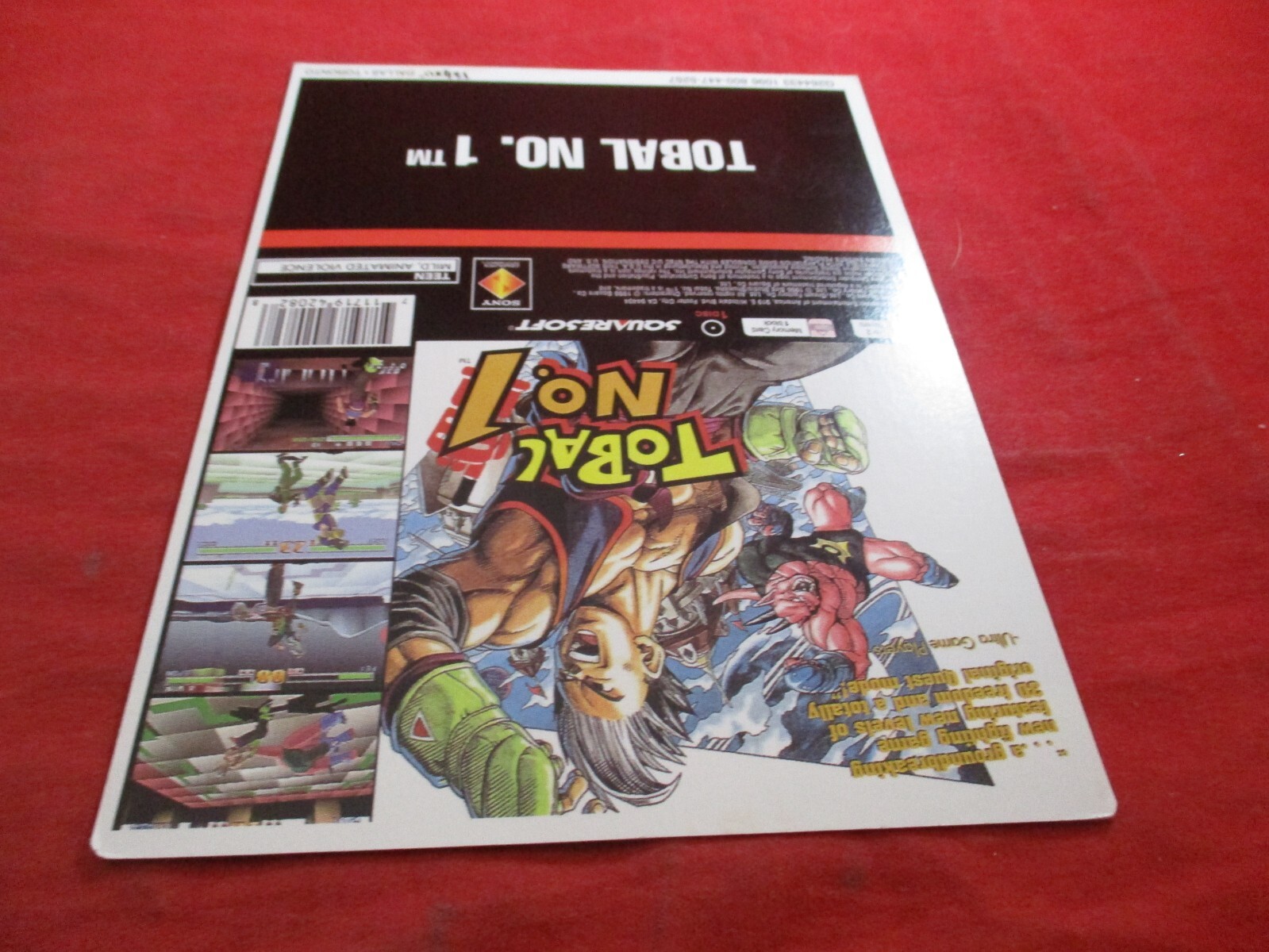 Tobal No. 1 Playstation 1 PS1 Vidpro Promo Display Card ONLY