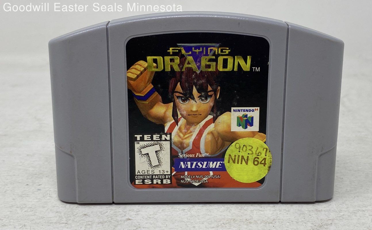 Flying Dragon Video Game w/ Box for Nintendo 64 – Tested