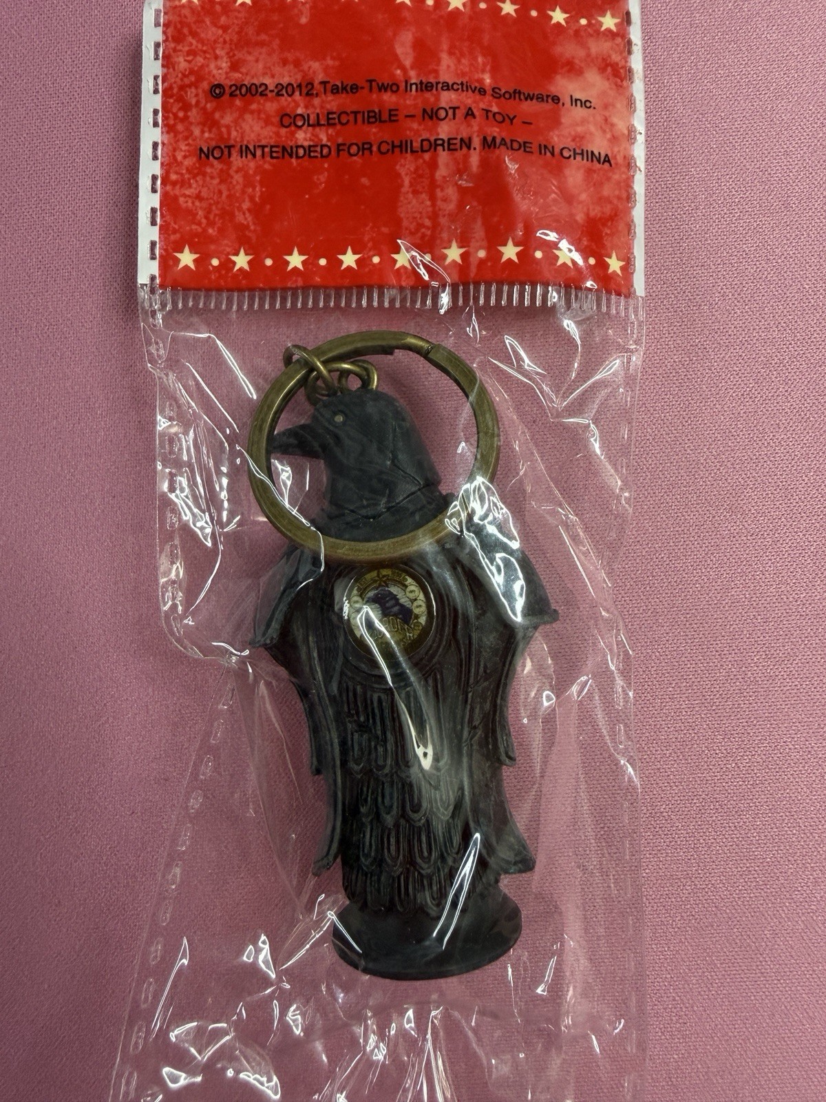 Bioshock Infinite Murder Of Crows Key Ring / Keychain PS3 Xbox 360 Collectible