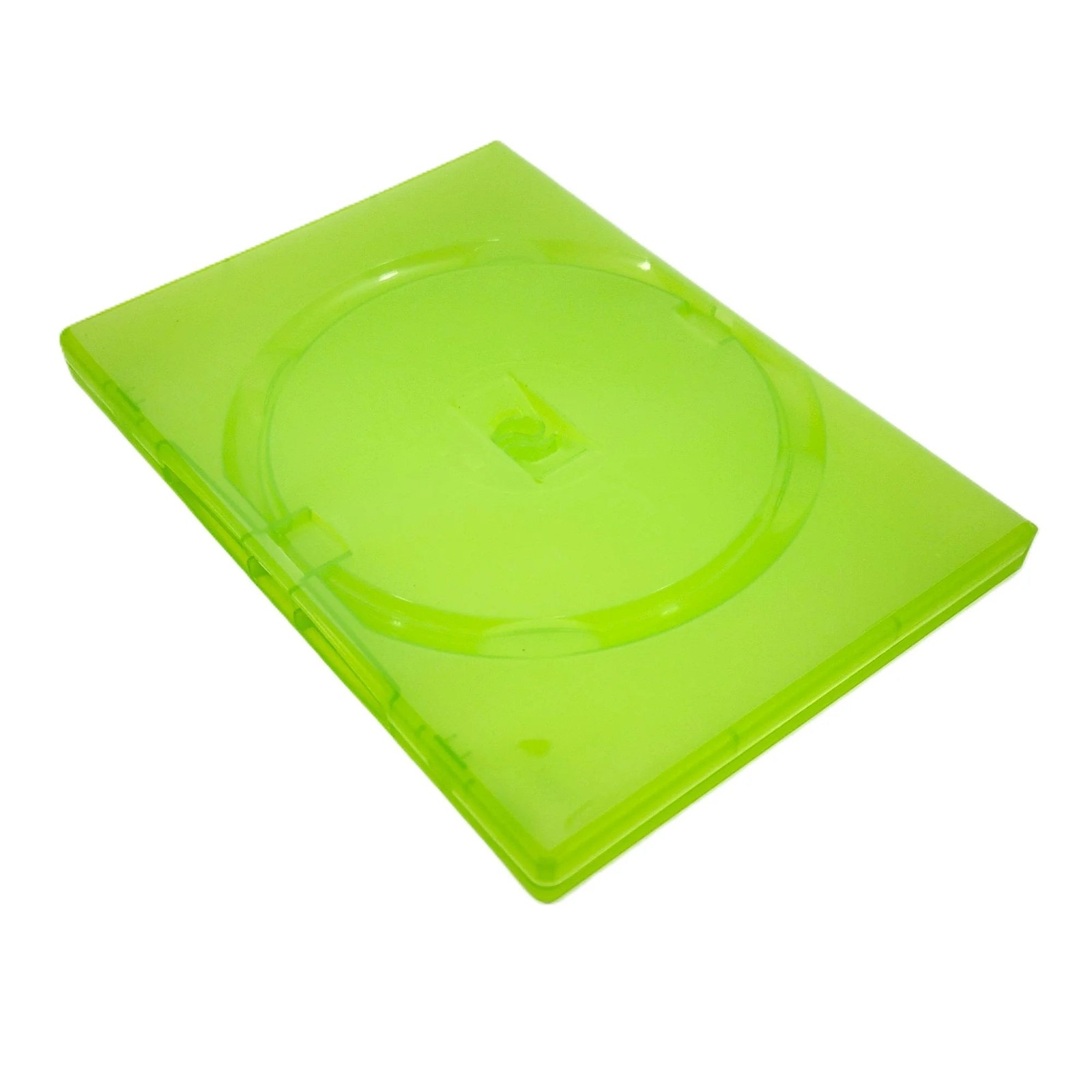 Xbox 360 Replacement Game Case 1-Pack – Empty Disc Case, Clear Transparent Green