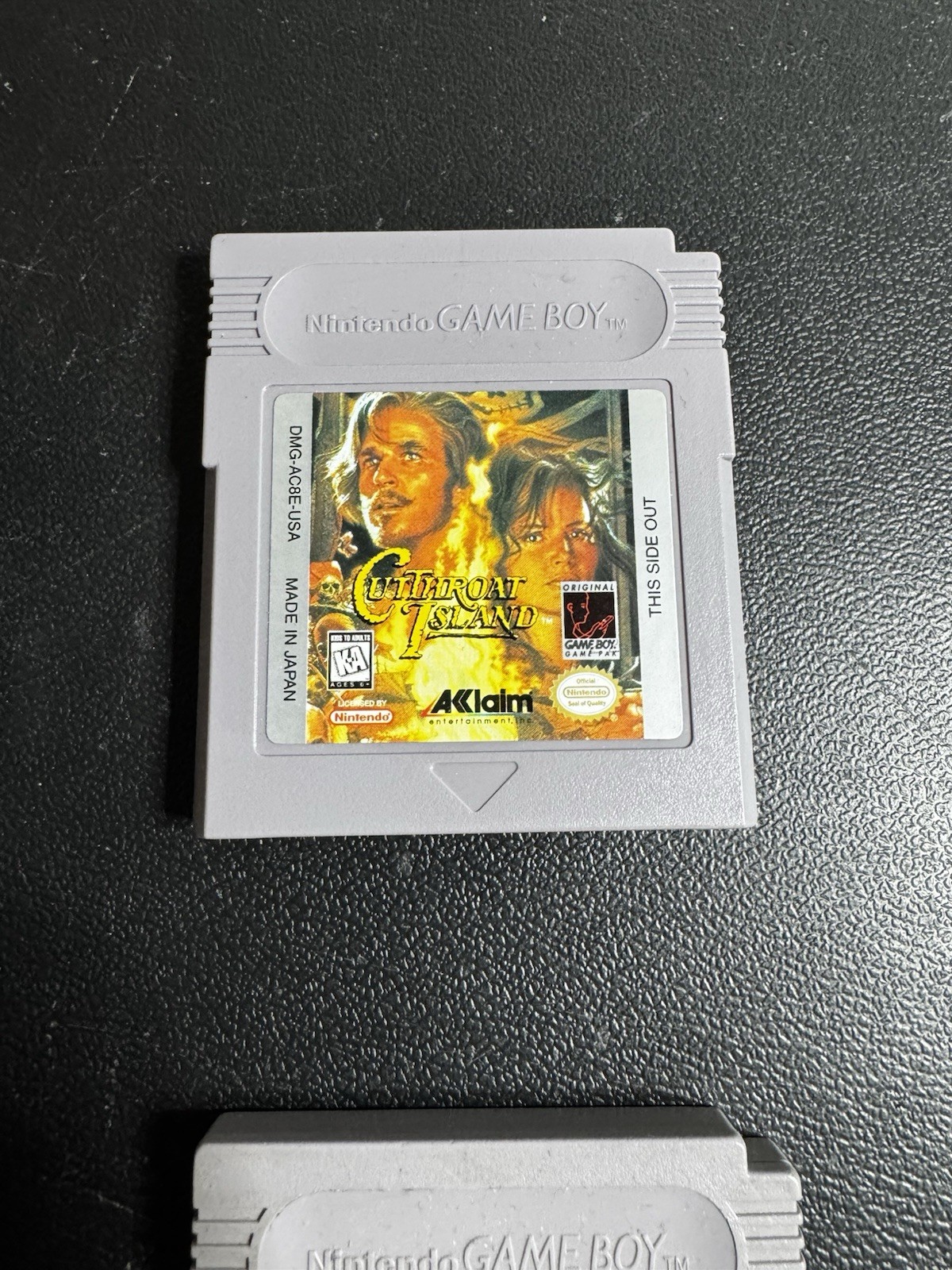 Original Nintendo Game Boy Black Play It Loud Maui Mallard Cold Shadow Tested