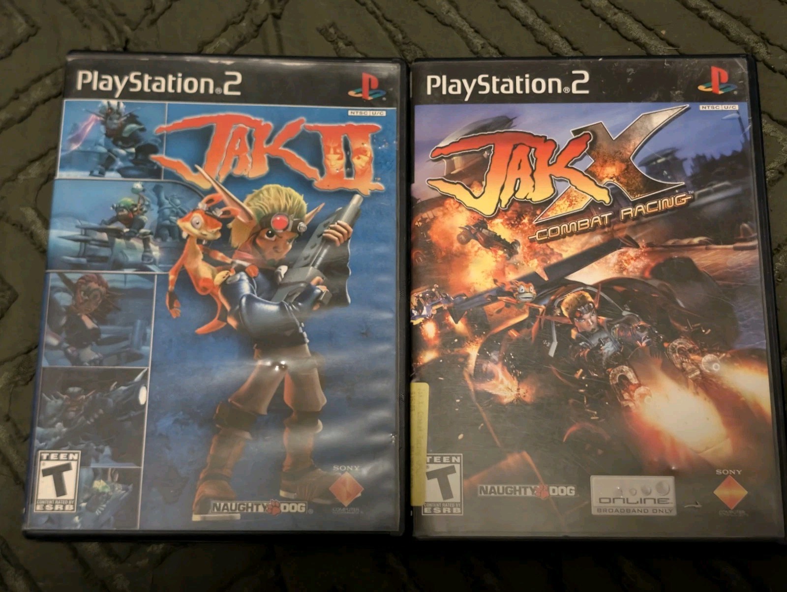 Jak 2 And Jak X Combat Racing Bundle (Sony Playstation 2 PS2) Lot (2) CIB