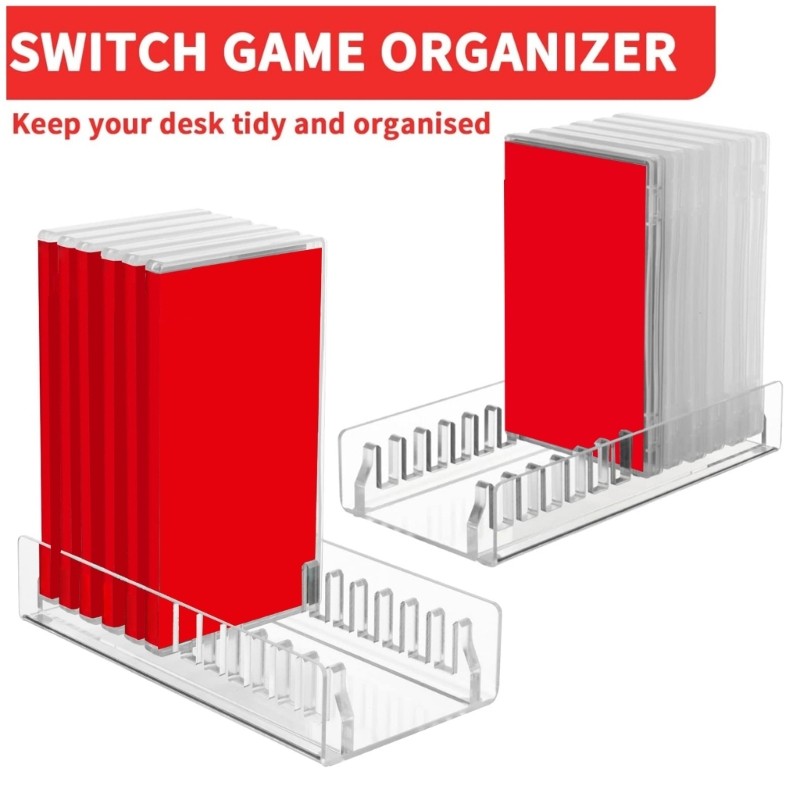 Home Entertainment Game Card Storage Stand for Home Accessory 2 Packs Set
