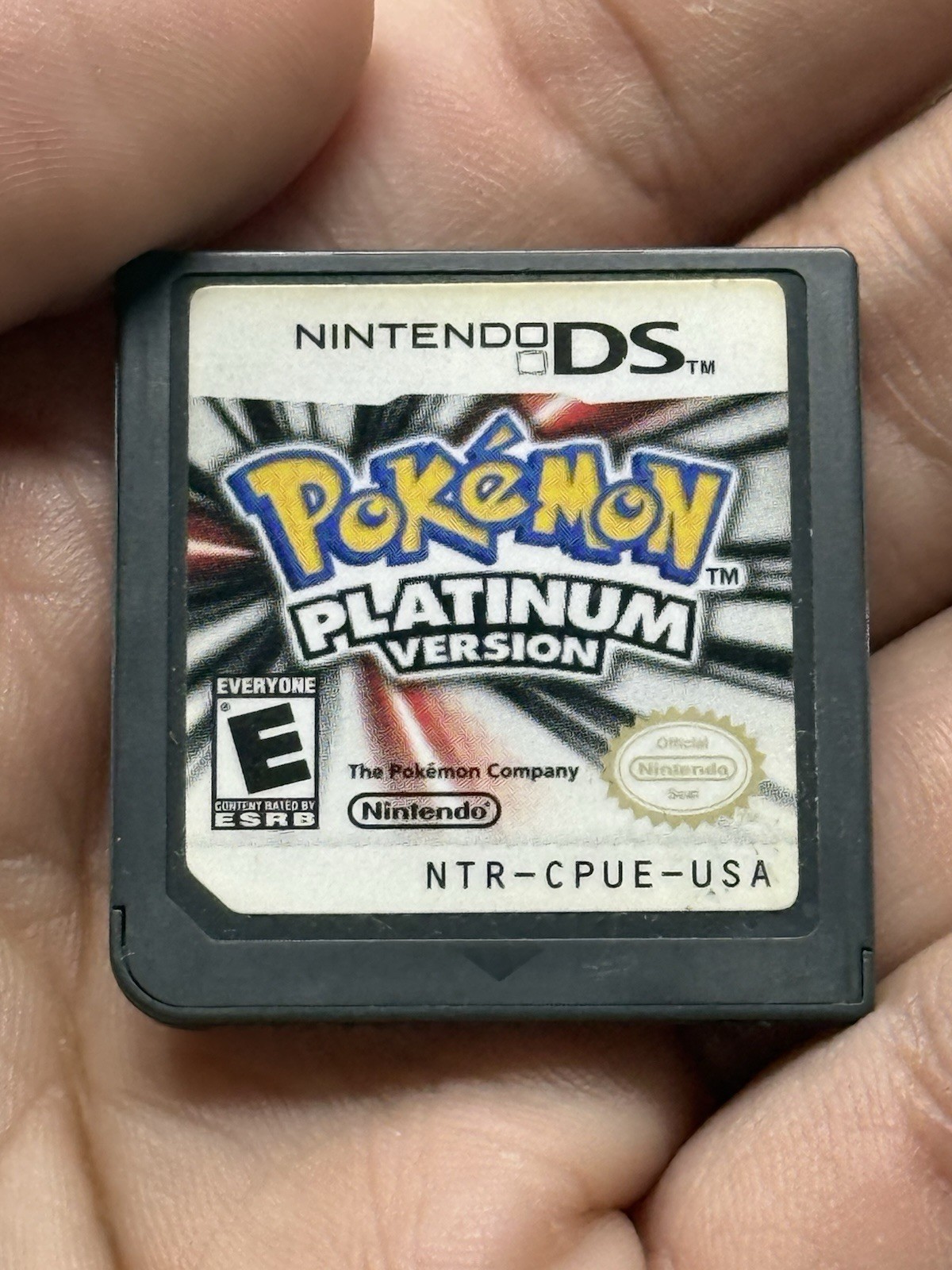 Unlocked Authentic Pokemon Platinum Nintendo DS All 493 Shiny Pokemon All Items