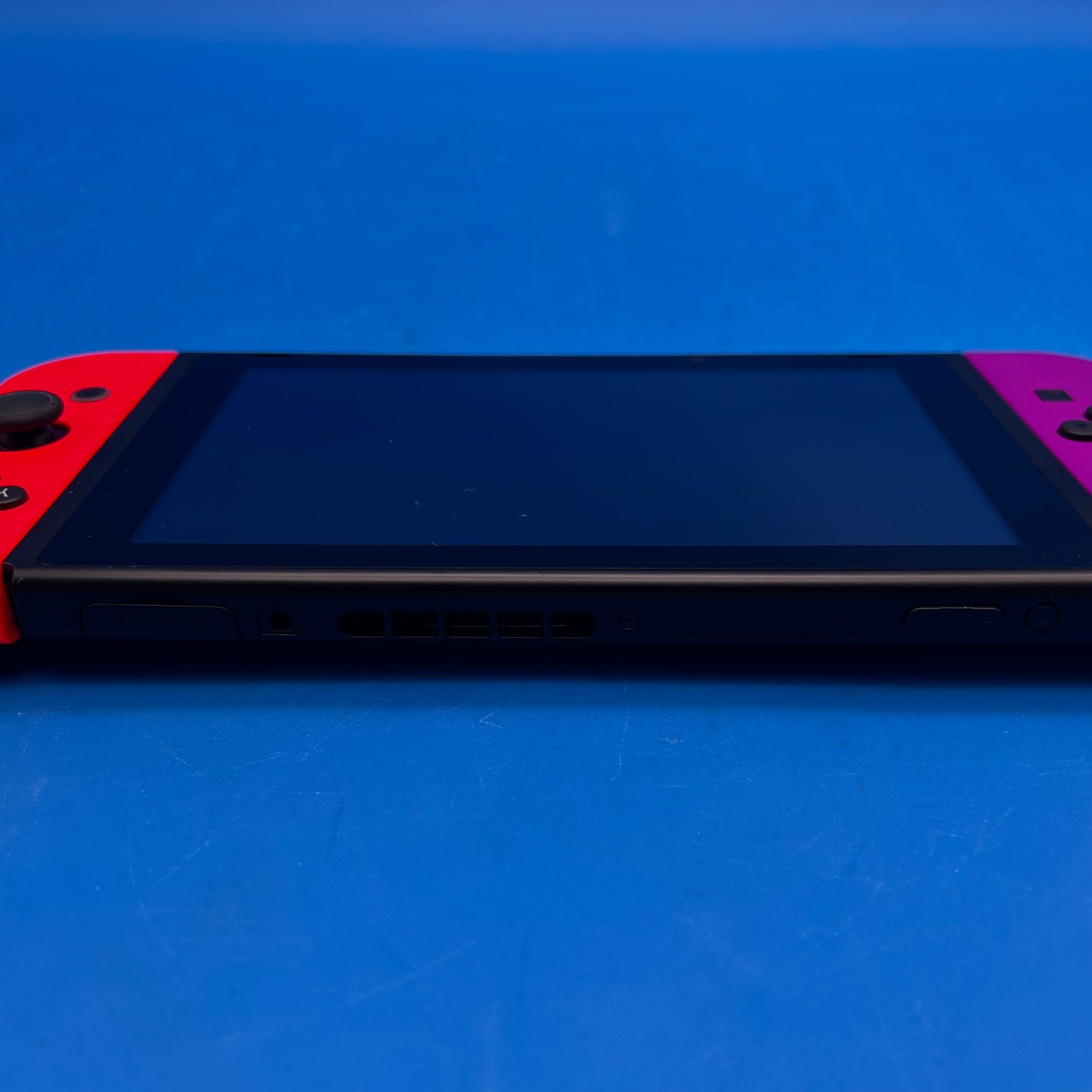 Nintendo HAC-001 32GB Switch Console – Black (Red/Purple Joy-Cons) w/ Accs