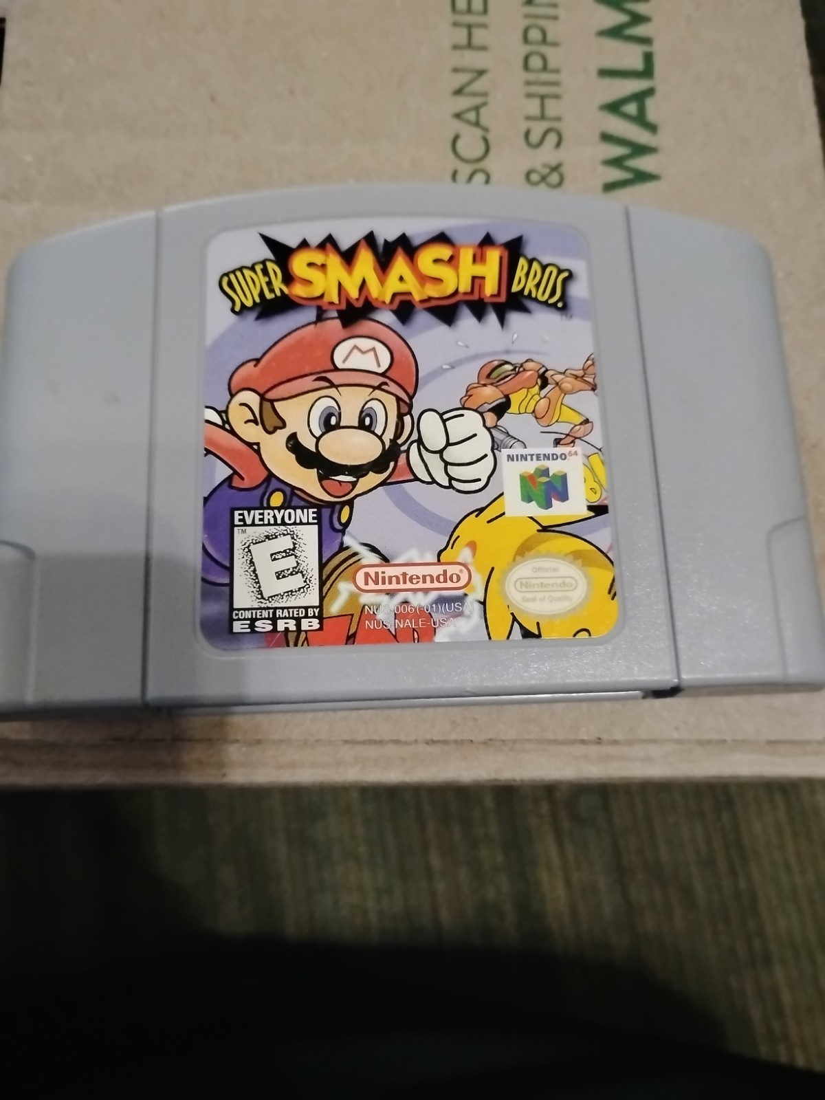 N64 Game- Super Smash Bros. Authentic
