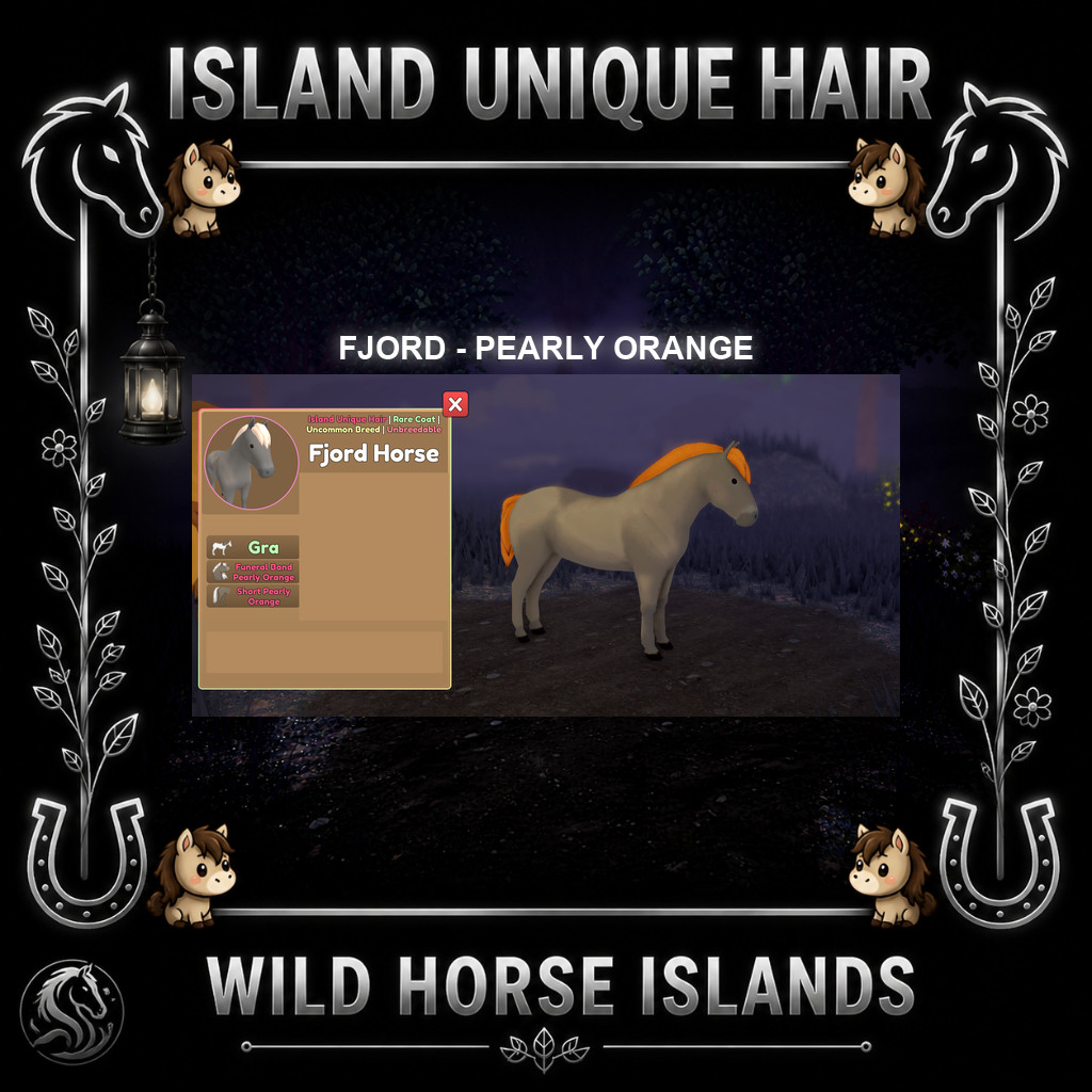 Wild Horse Islands – Fjord RC/SIUC Horse IUH Island Unique Hair Choose Hair