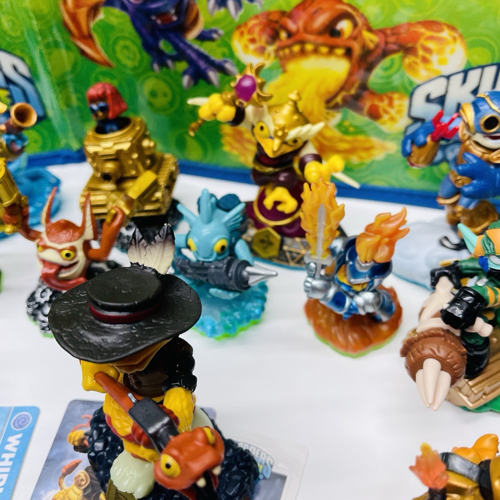 Skylanders Spyro Giants Swap Force LOT OF 40 Figures w/ Cards + Stickers + Case
