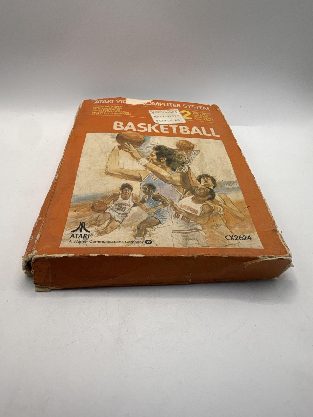 Basketball Atari 2600 1978 Game Cart CIB Box Manual NTSC-U/C Sports Atari