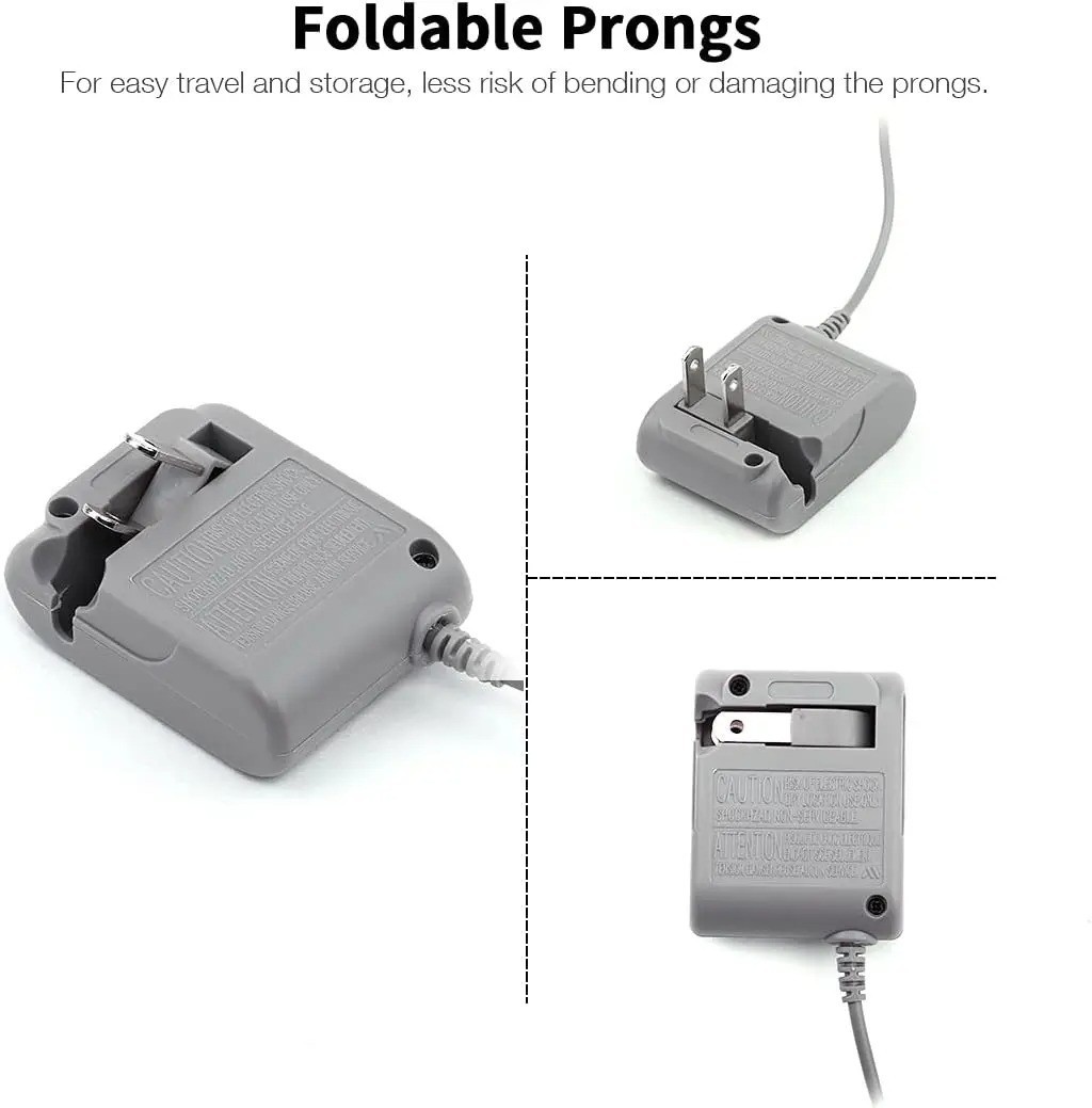 AC Adapter Home Wall Charger Cable Power Plug for Nintendo DSi/ 2DS/ 3DS/ DSi XL
