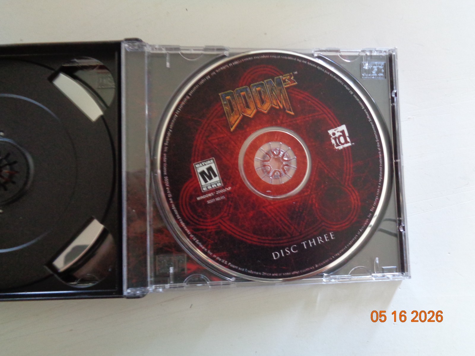 Doom 3 Preorder Promo PC Big Box Game ID Software and More