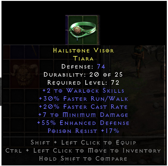 Custom Order – Diablo 2 Resurrected D2r non ladder runic talon