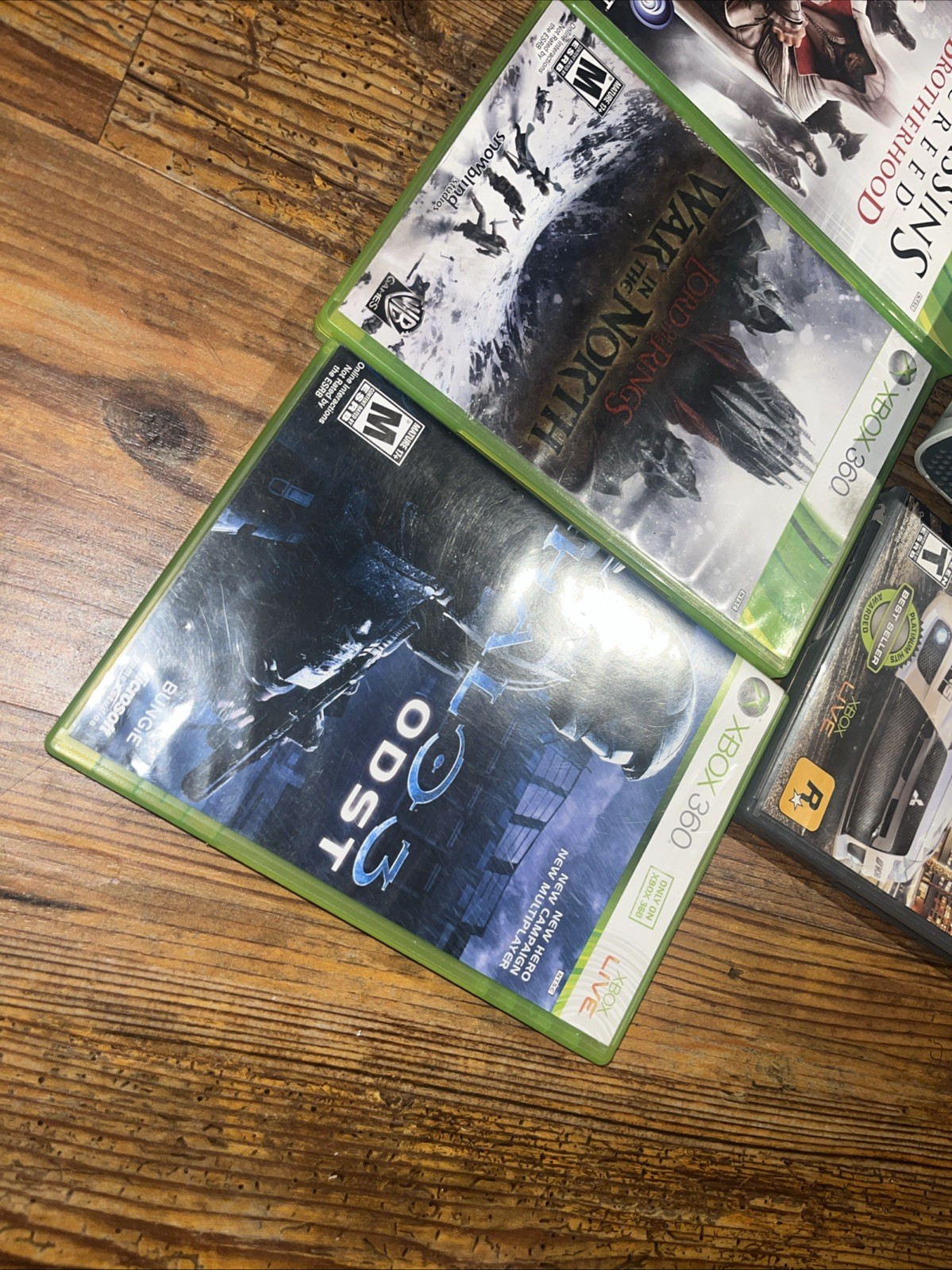 Xbox 360 White 60gb Console bundle w/ games & Original Box