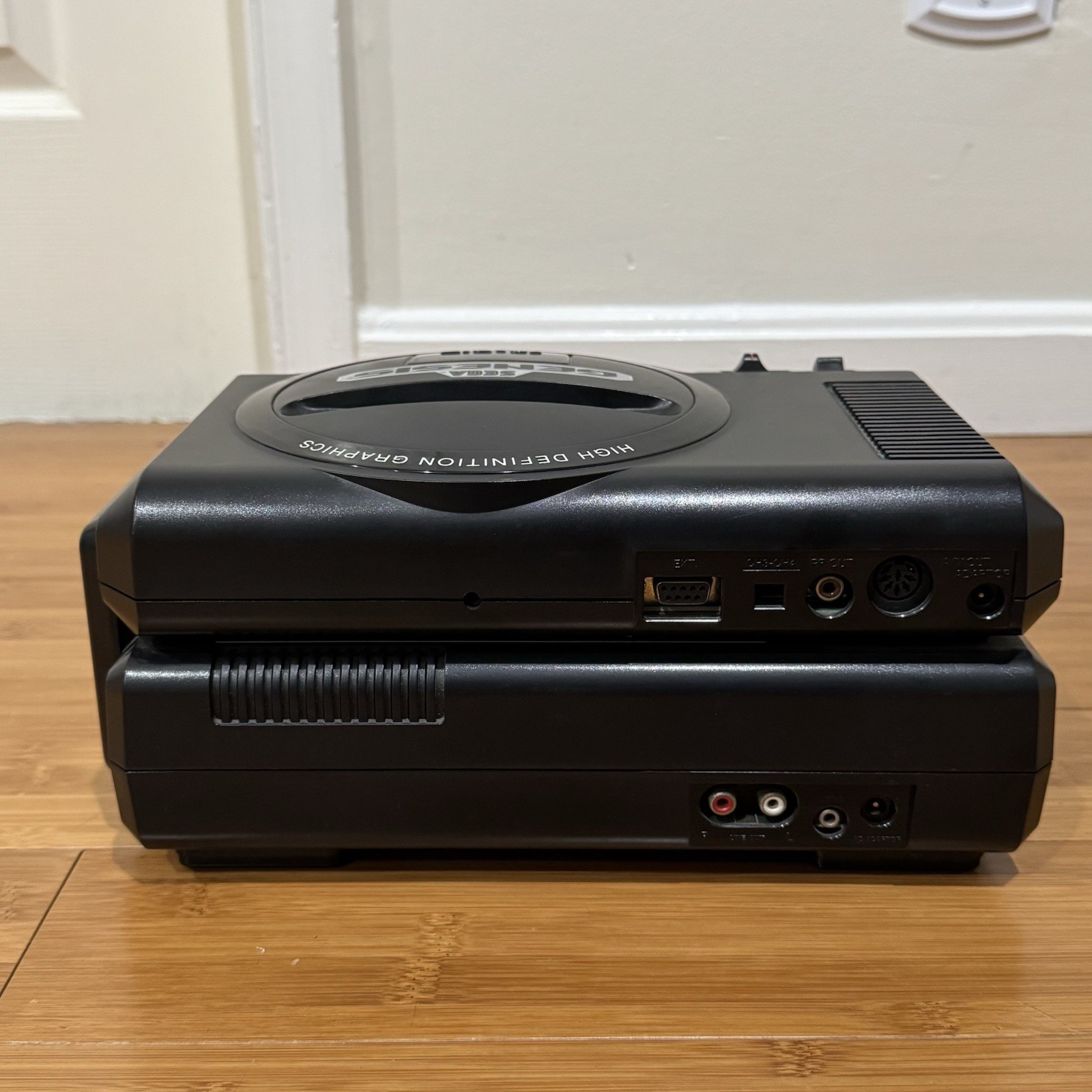 SEGA CD Model 1 + Genesis Working Tested! RARE JVC TRANSPORT! OEM CONTROL POWER