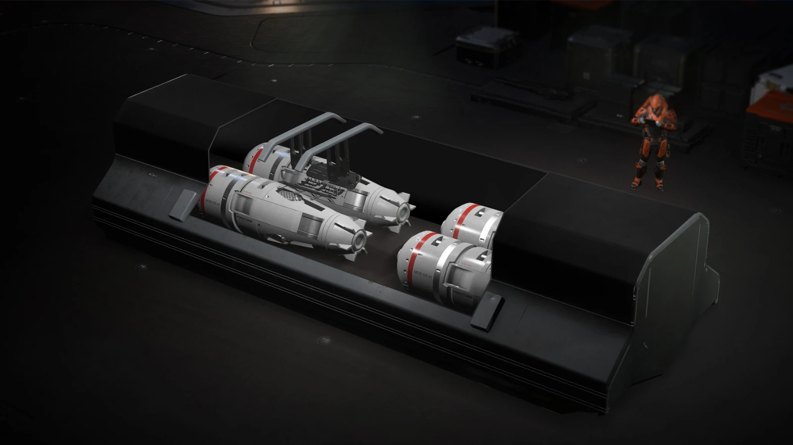 STAR CITIZEN – ADD-ONS – AEGIS ECLIPSE – S5 BOMB RACK WEAPON KIT