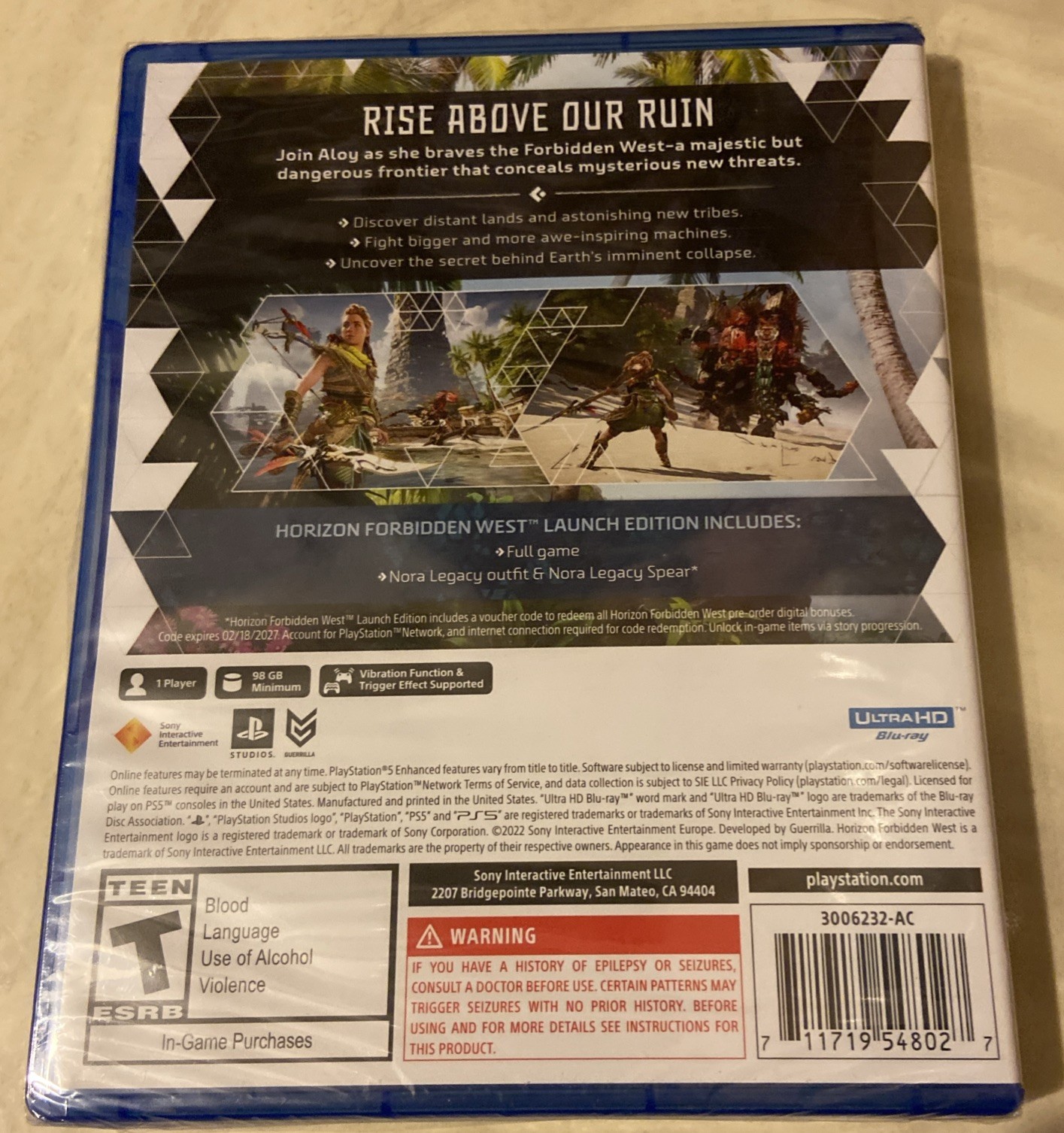 Horizon Forbidden West (Launch Edition) (Sony PlayStation 5 PS5, 2022) – SEALED