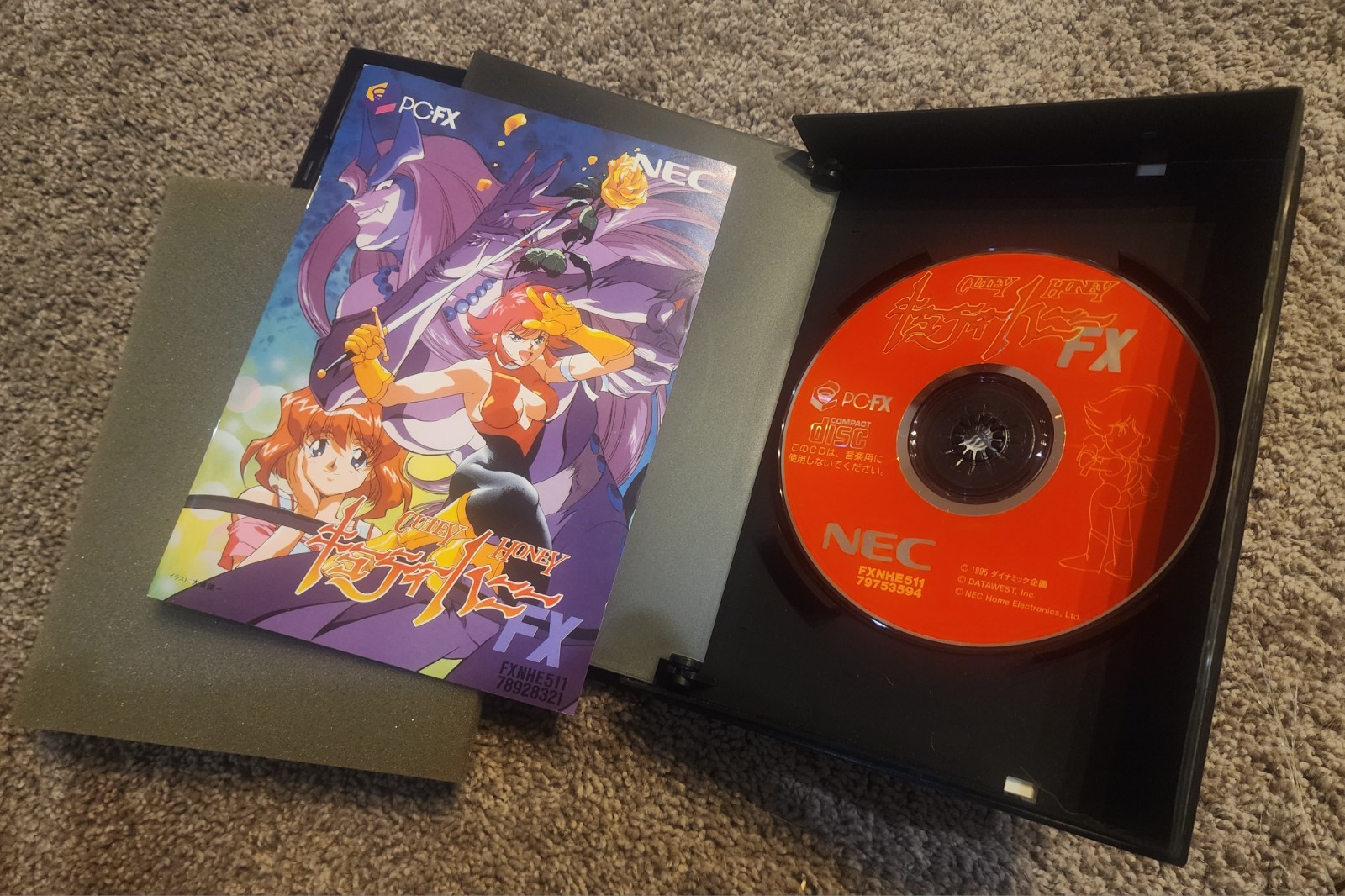 Cutey Honey FX NEC PC-FX Anime Video Game – 100% Rating