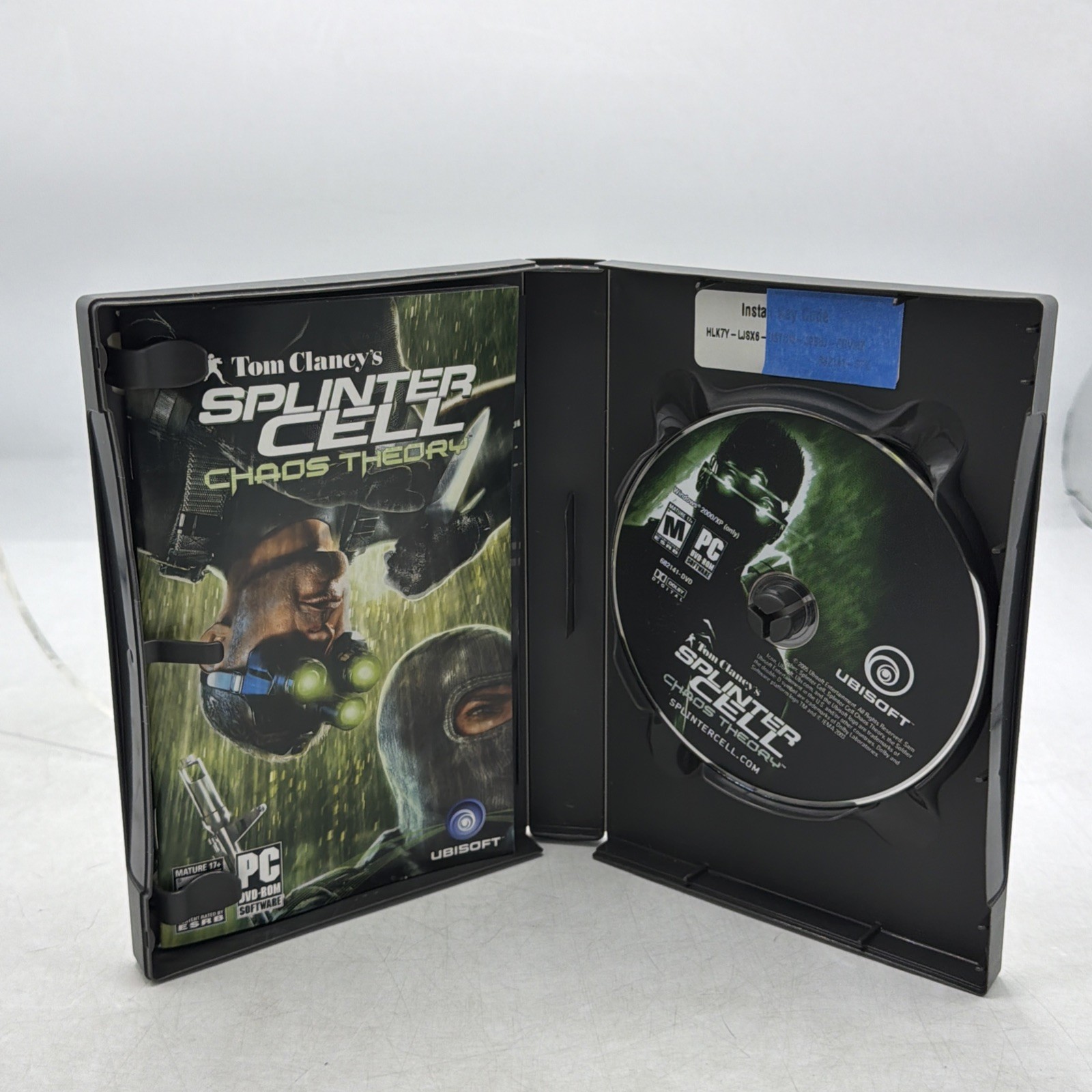 Tom Clancy’s Splinter Cell: Chaos Theory (PC, DVD-ROM, 2005) w/ Slip Case CIB