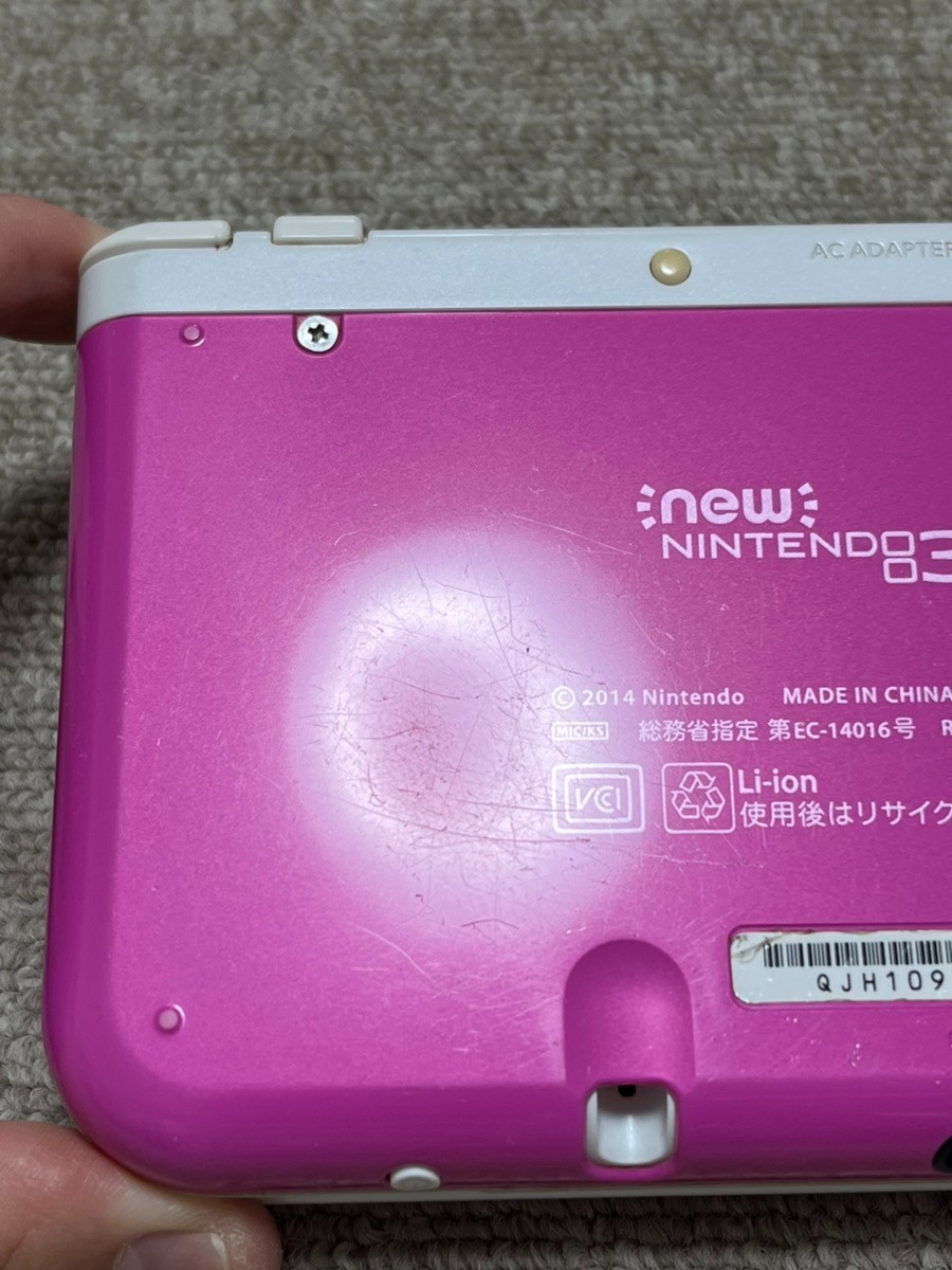 New Nintendo 3DS XL LL White x pink Console region Japanese B63