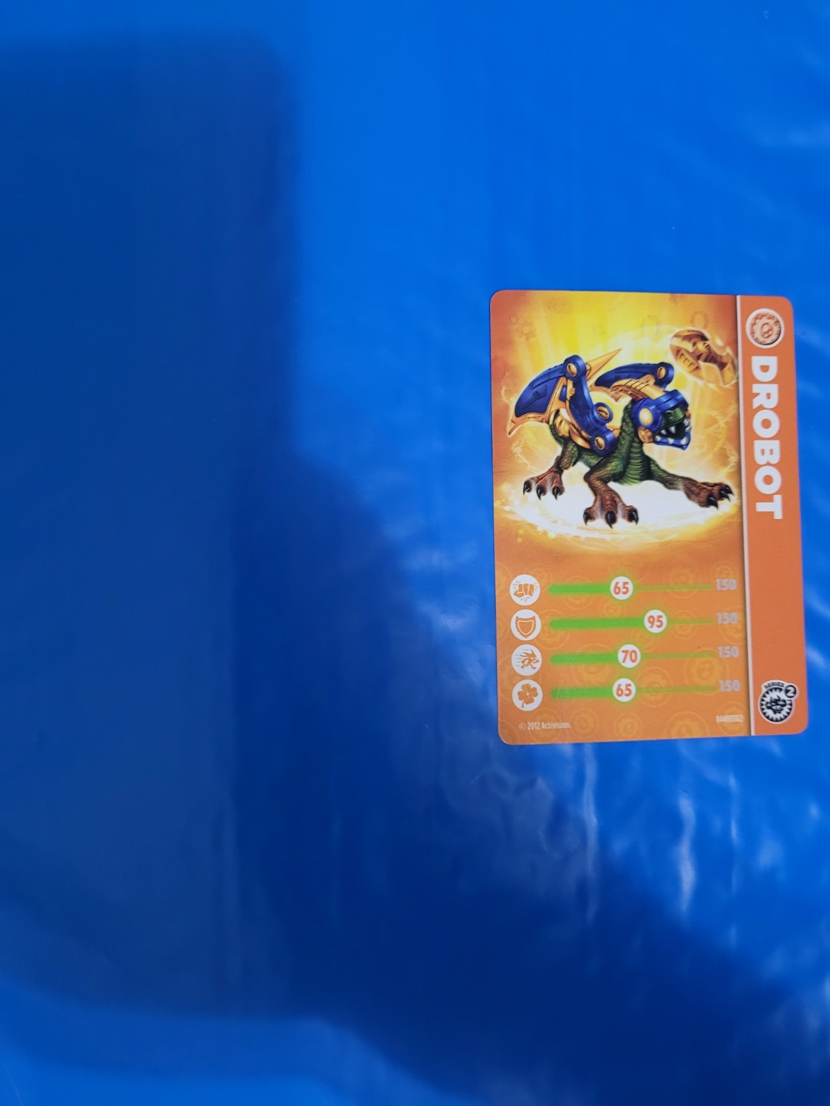 Skylanders Giants Series 2 Drobot Character Card