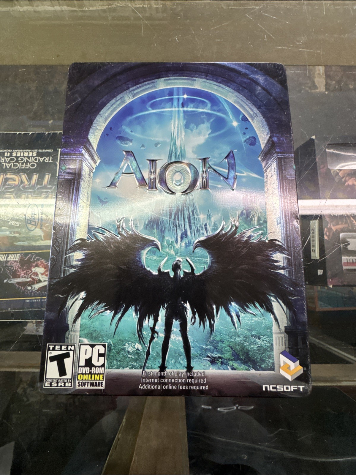 Aion Limited Edition Steel Case (PC, 2009) CIB, Manual, Extras