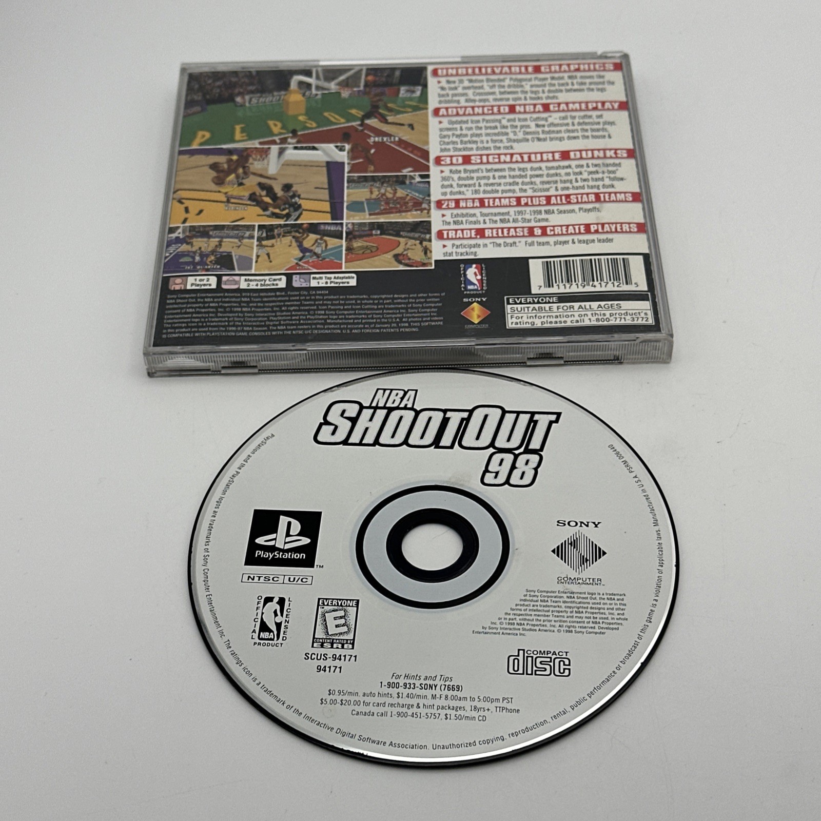 PS1 Lot Of 8 Games PlayStation Mixed Sports Lot Various Wrestling WWF WCW & More