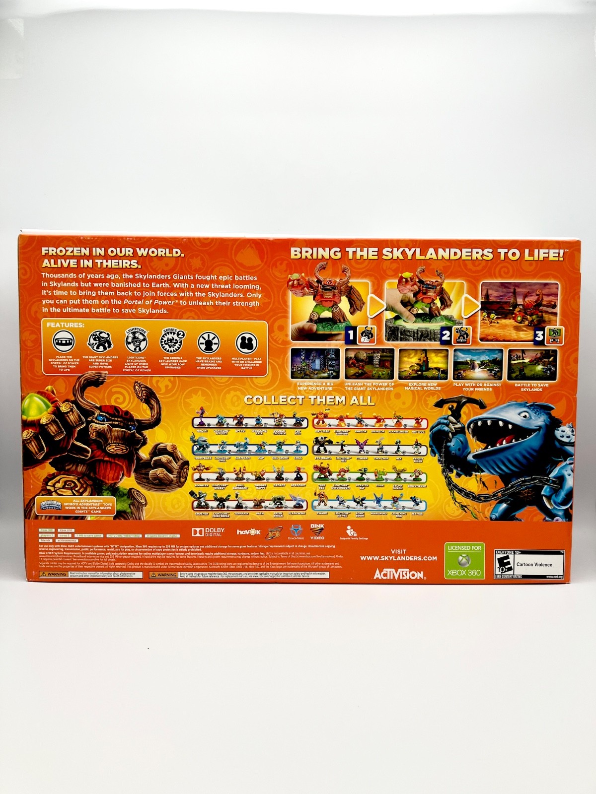 Skylanders Giants Xbox 360 Starter Pack Glow in the Dark Cynder NEW SEALED