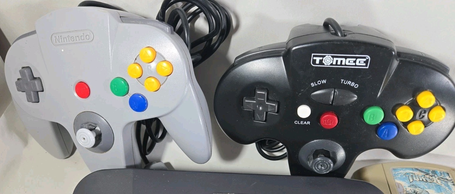 Nintendo 64 N64 Console Bundle with Expansion Pak OEM Controller & Games