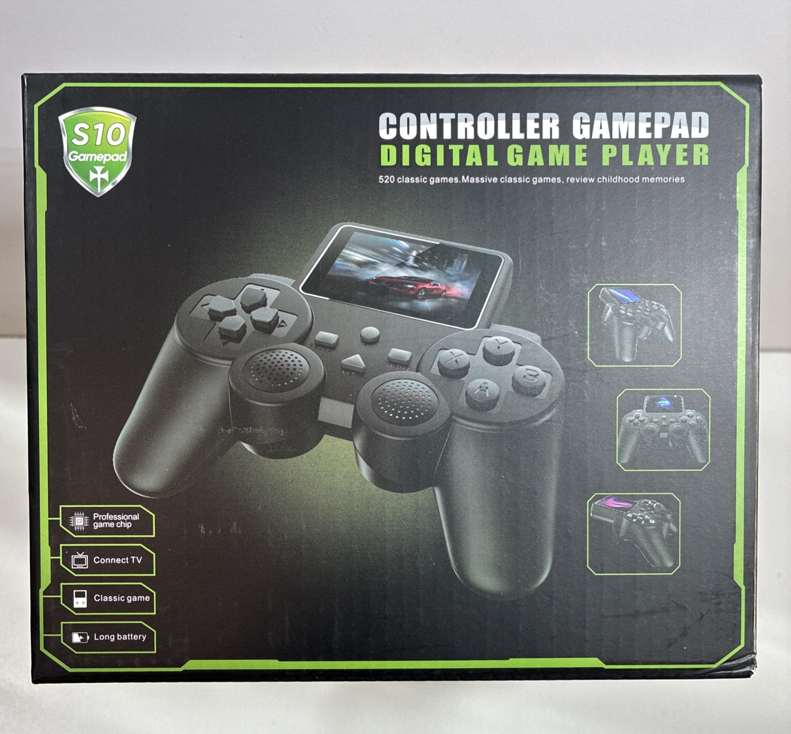 S10-Gamepad -Controller With Screen & 520 Built In Games Wireless Connect To TV