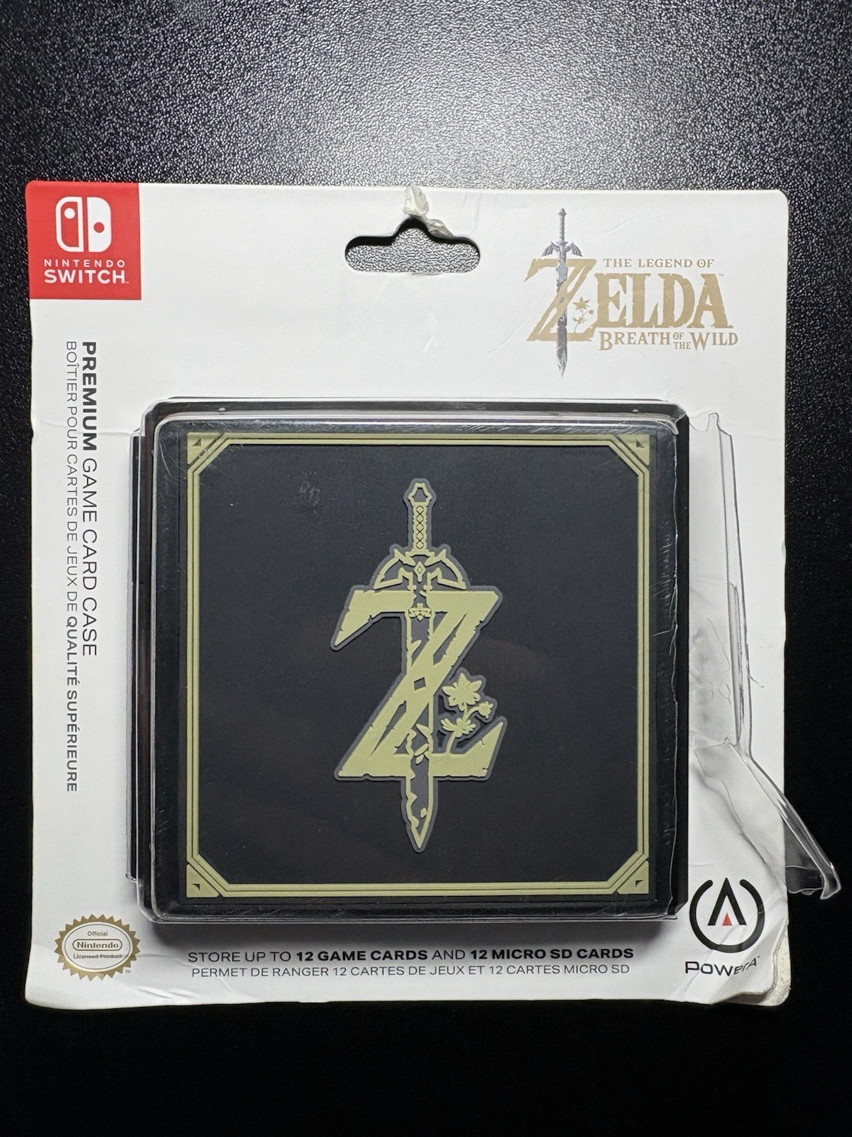 Nintendo Switch: Legend of Zelda Premium Game Card Case For 12 Games & Micro SD