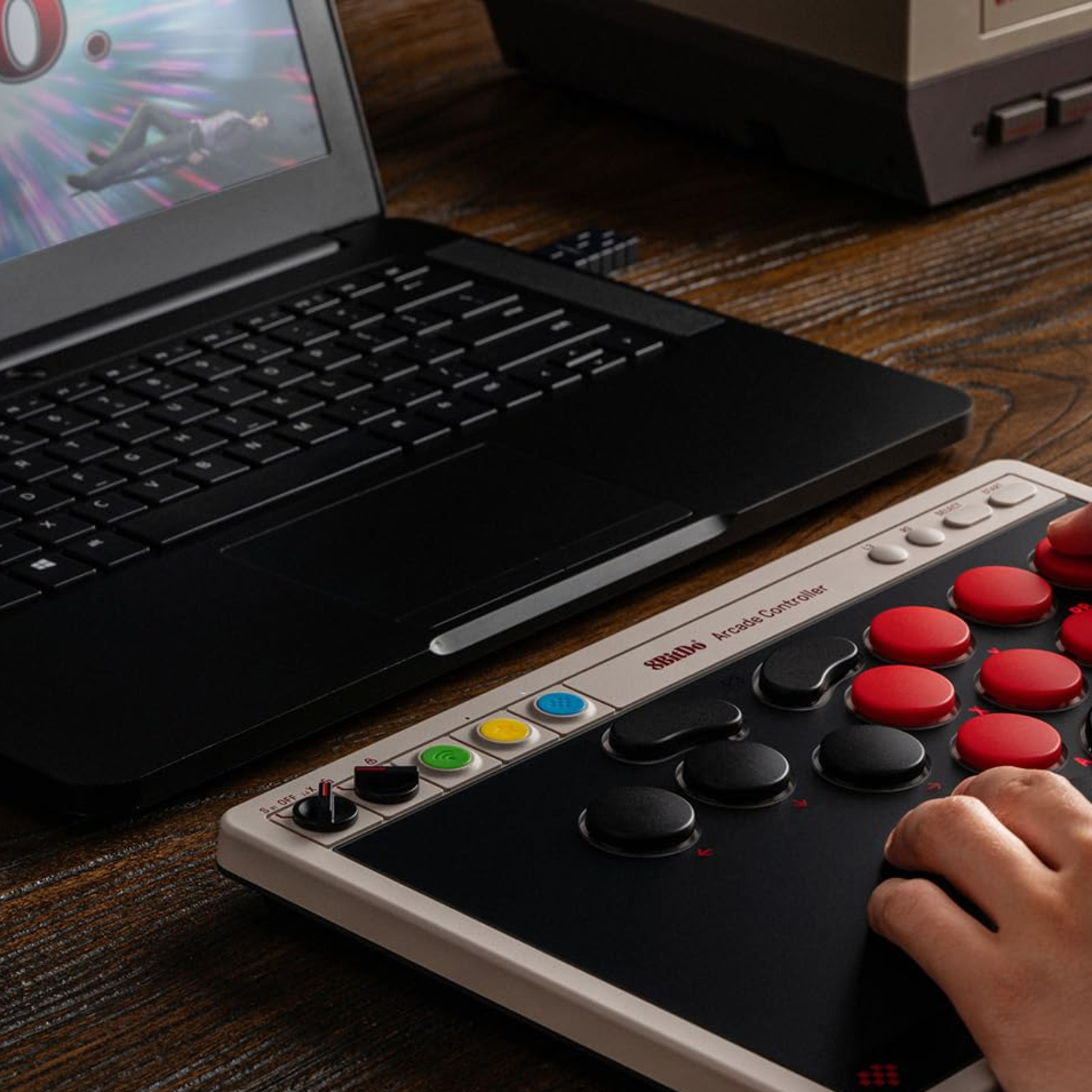 8BitDo All-Button Arcade Controller N Edition Switch 2 Windows Leverless NEW